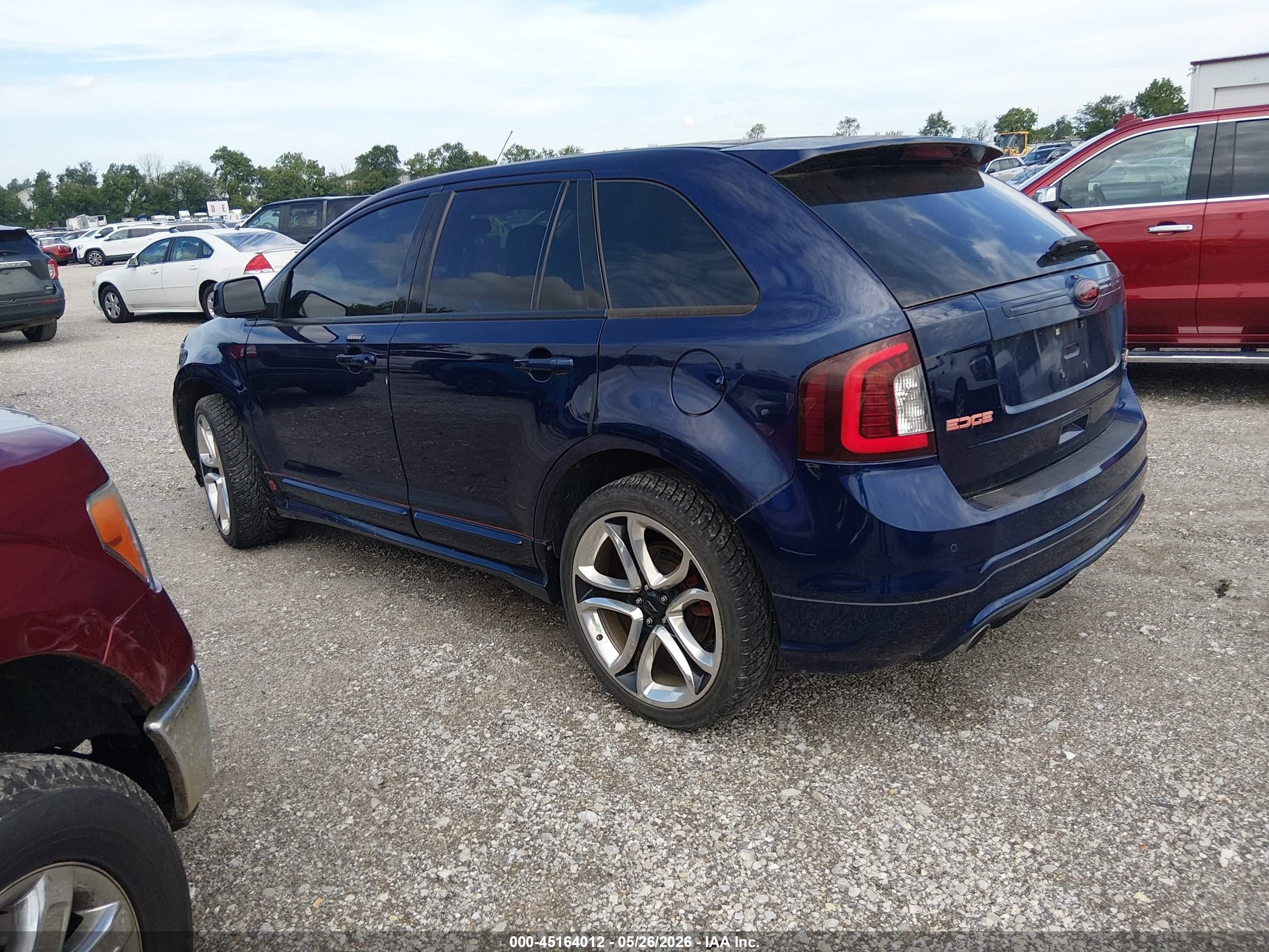 2011 Ford Edge Sport Черный vin: 2FMDK4AK5BBA59741