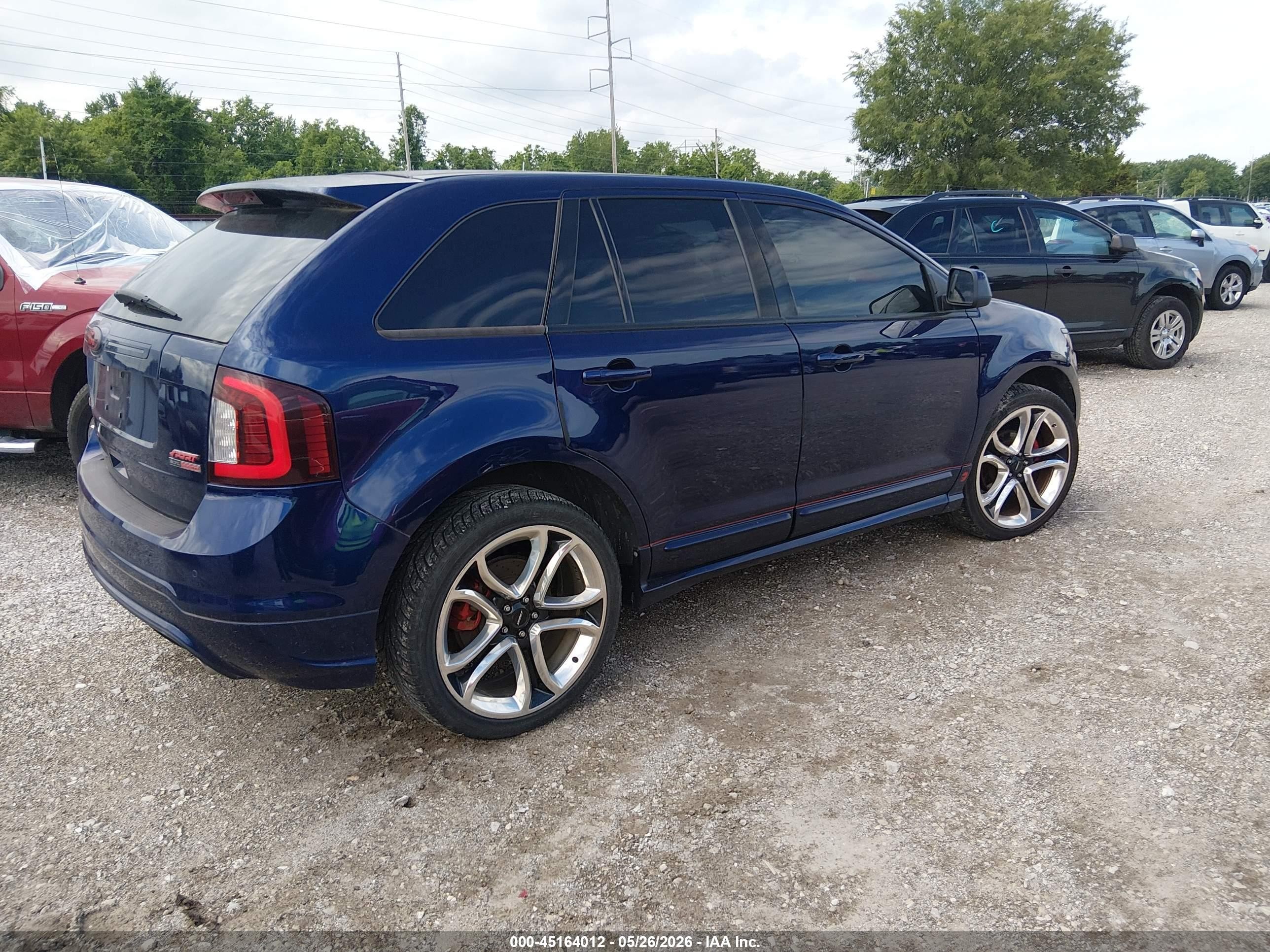 2011 Ford Edge Sport Черный vin: 2FMDK4AK5BBA59741