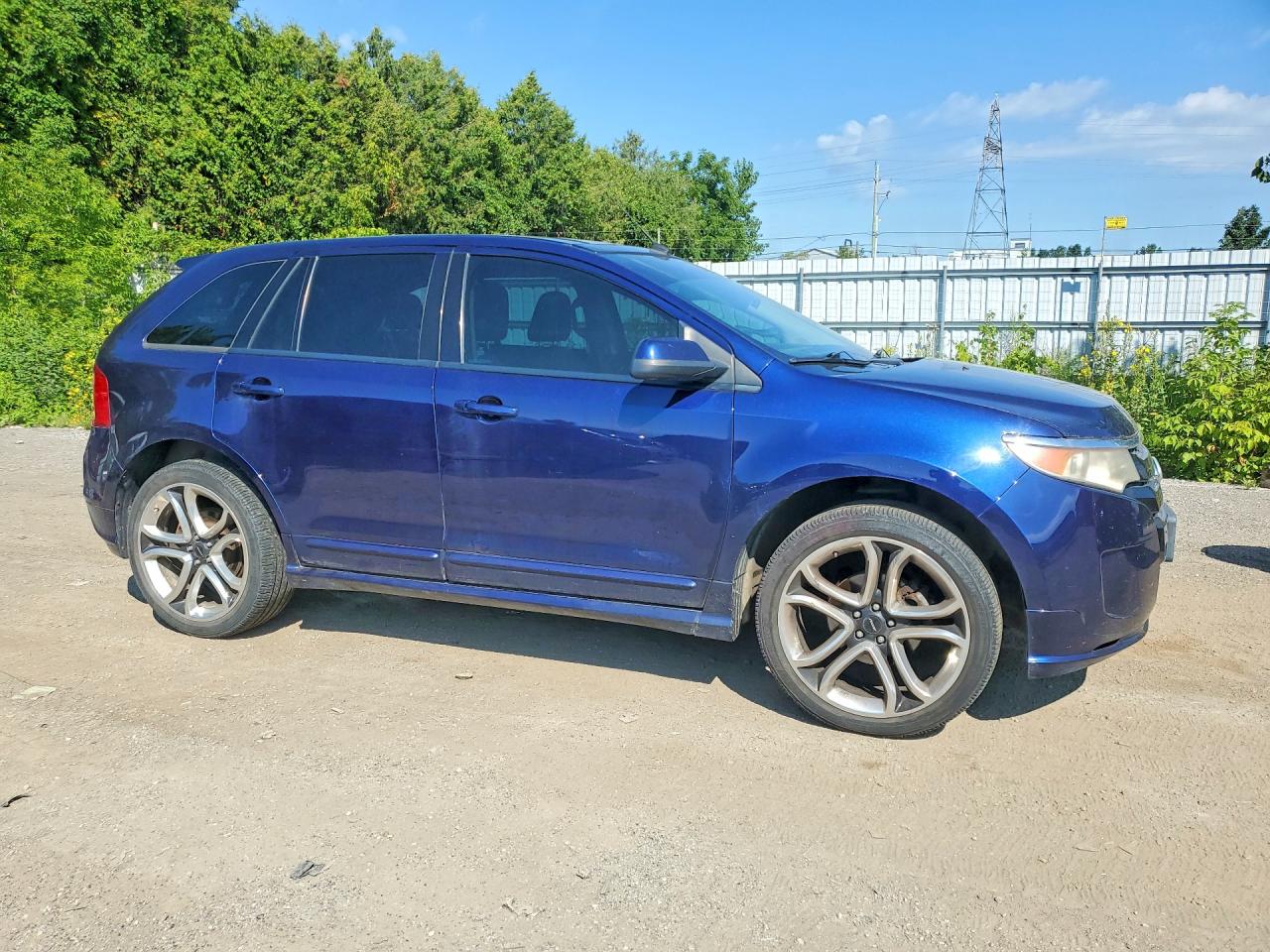 2011 Ford Edge Sport Blue vin: 2FMDK4AK5BBA89922