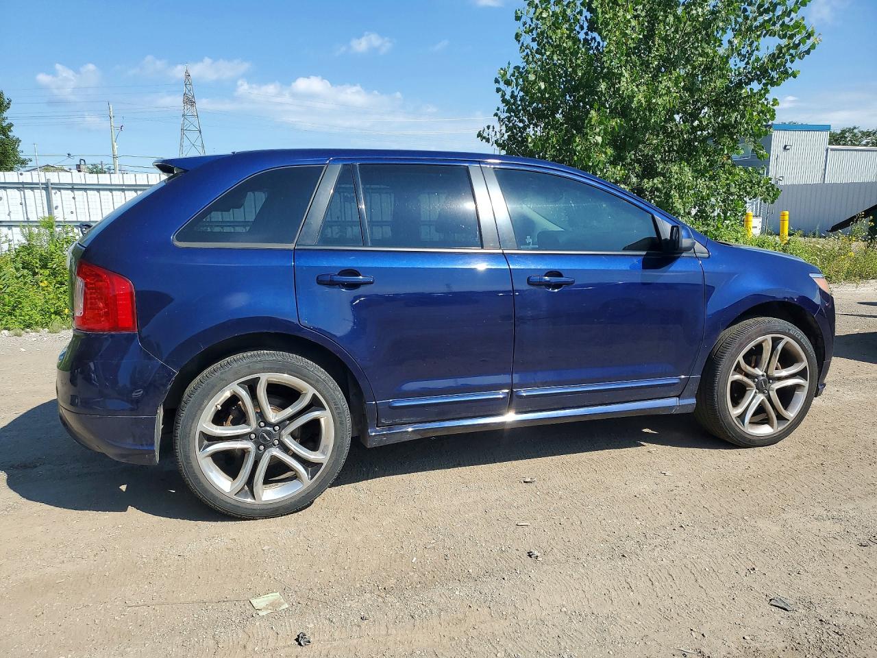 2011 Ford Edge Sport Blue vin: 2FMDK4AK5BBA89922