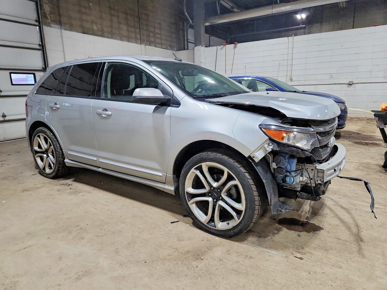 2012 Ford Edge Sport Silver vin: 2FMDK4AK5CBA61247