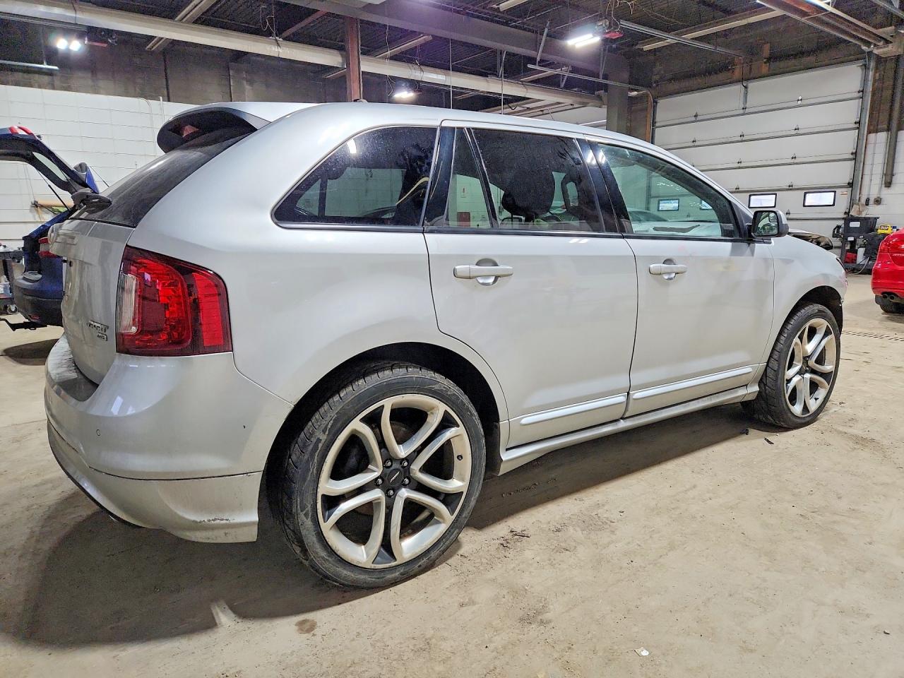 2012 Ford Edge Sport Silver vin: 2FMDK4AK5CBA61247