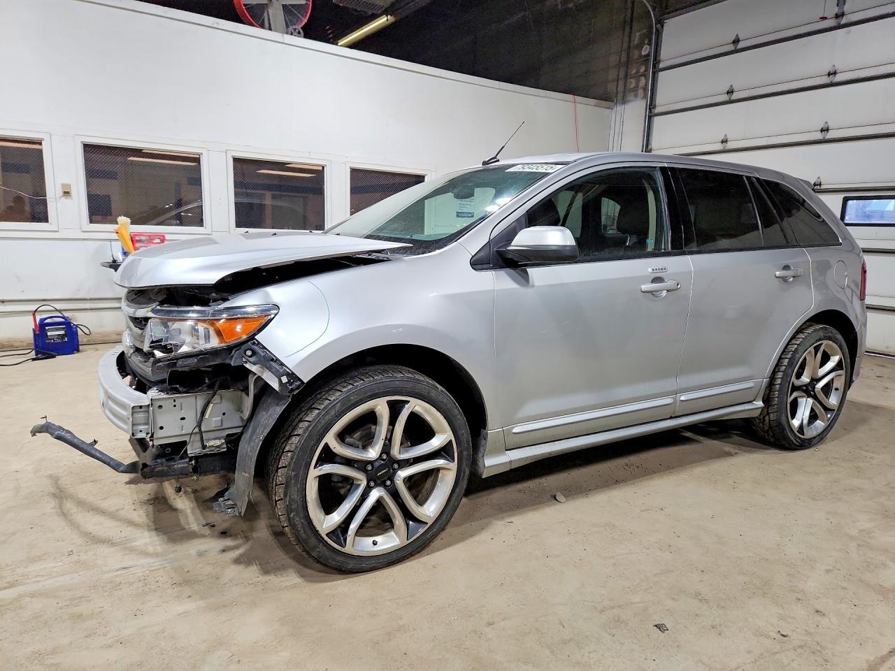 2012 Ford Edge Sport Silver vin: 2FMDK4AK5CBA61247