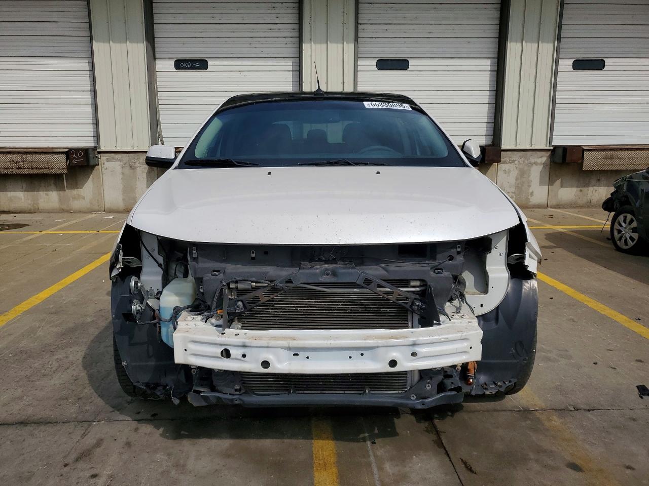 2012 Ford Edge Sport White vin: 2FMDK4AK5CBA79103