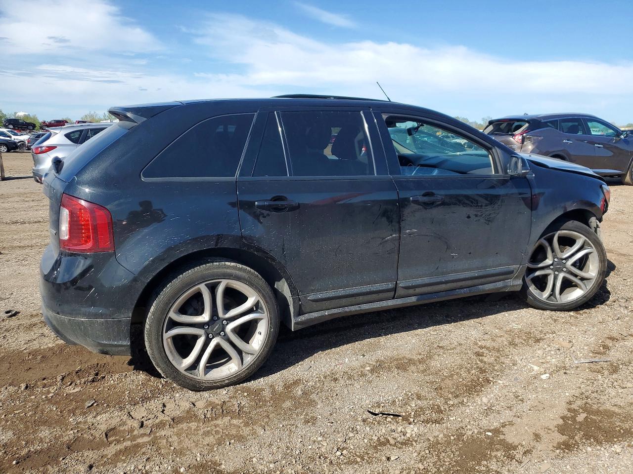 2013 Ford Edge Sport Черный vin: 2FMDK4AK5DBC97186