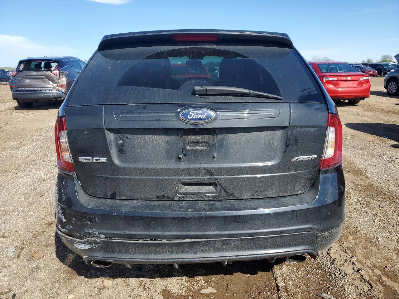 2013 Ford Edge Sport Черный vin: 2FMDK4AK5DBC97186