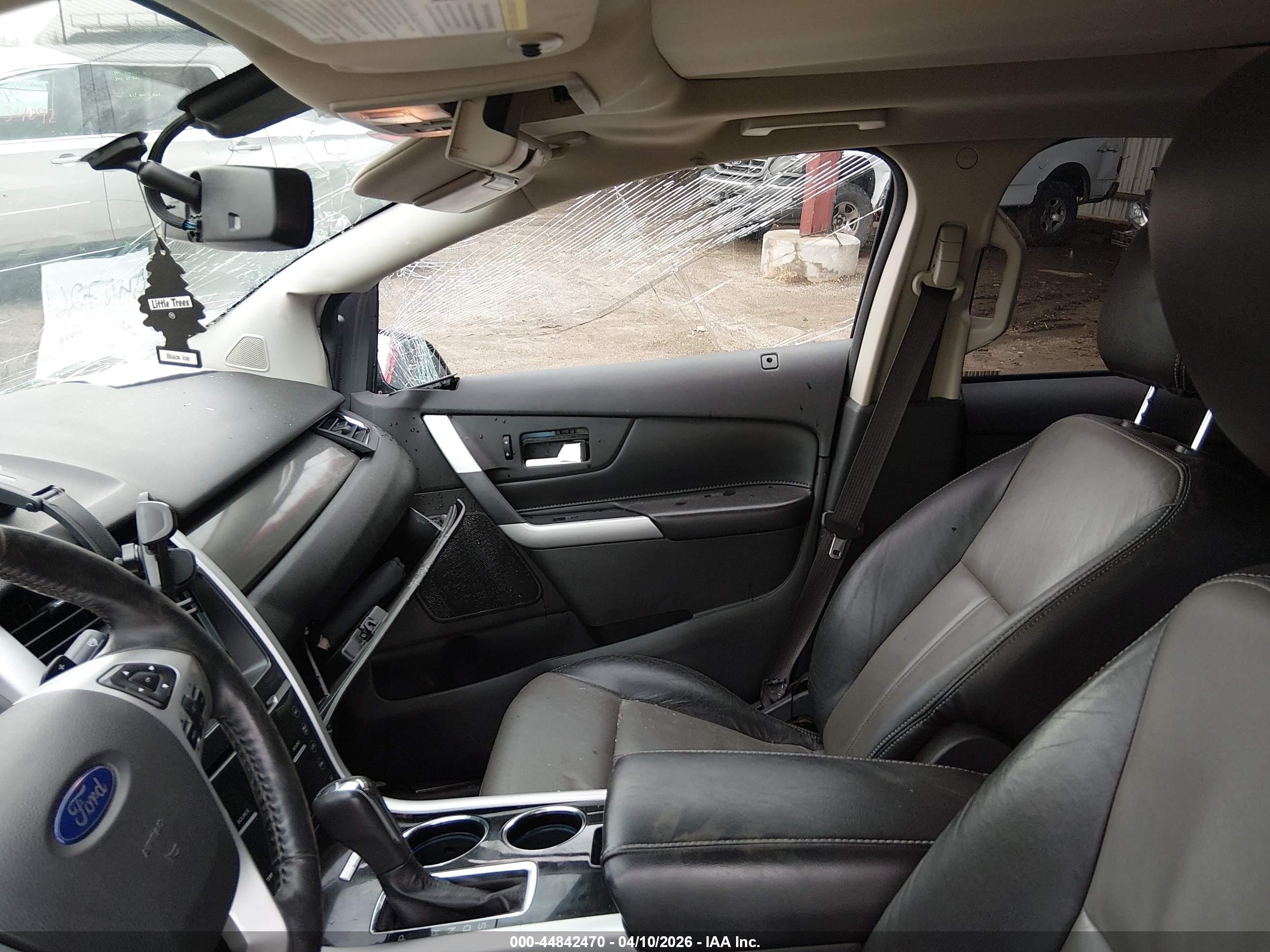 2013 Ford Edge Sport White vin: 2FMDK4AK5DBE16726