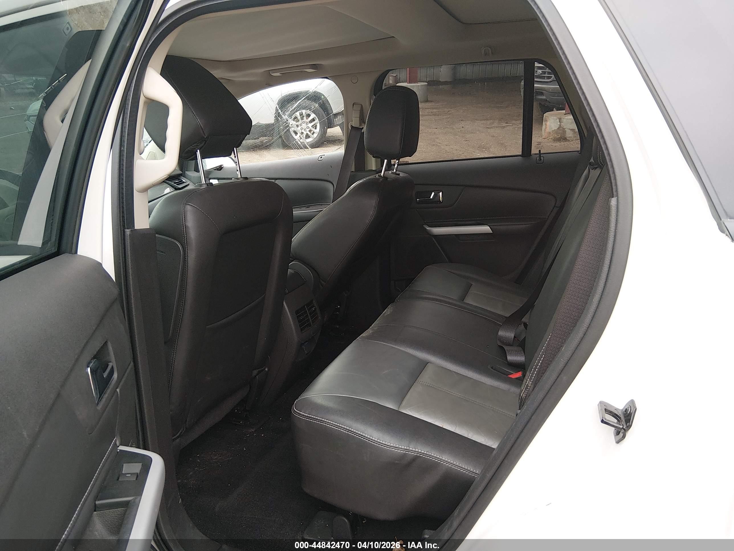 2013 Ford Edge Sport White vin: 2FMDK4AK5DBE16726
