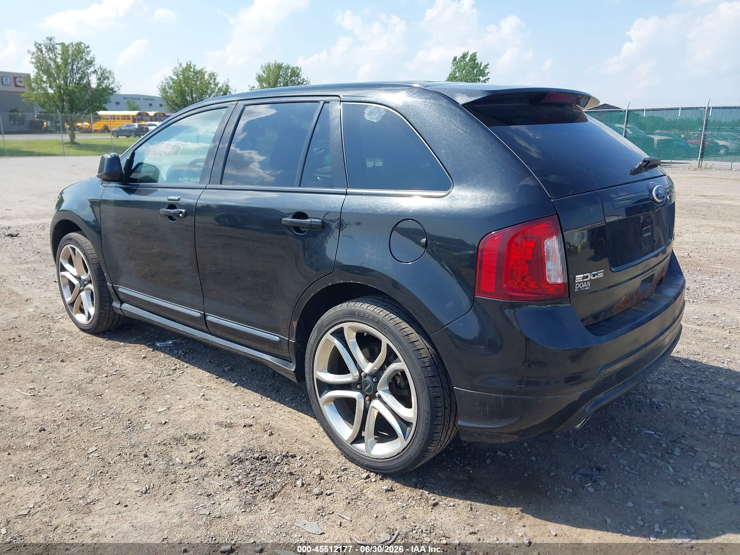 2011 Ford Edge Sport Black vin: 2FMDK4AK6BBA08264