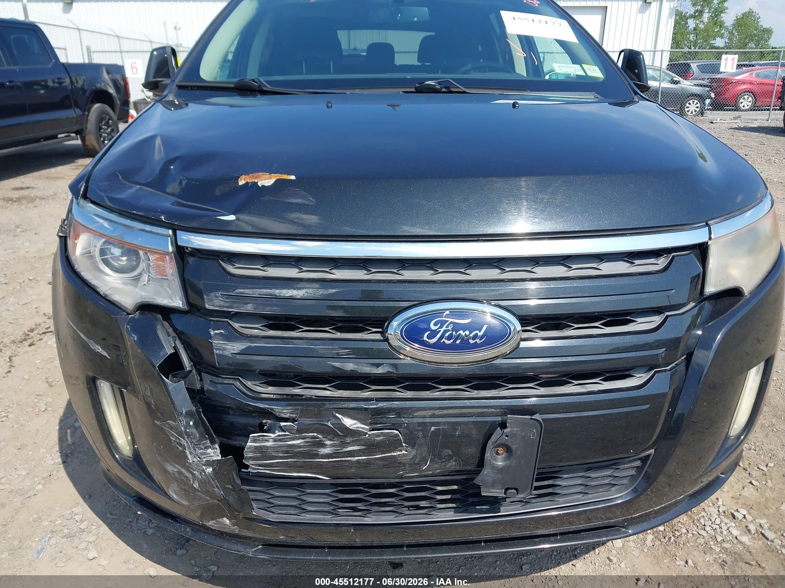 2011 Ford Edge Sport Black vin: 2FMDK4AK6BBA08264