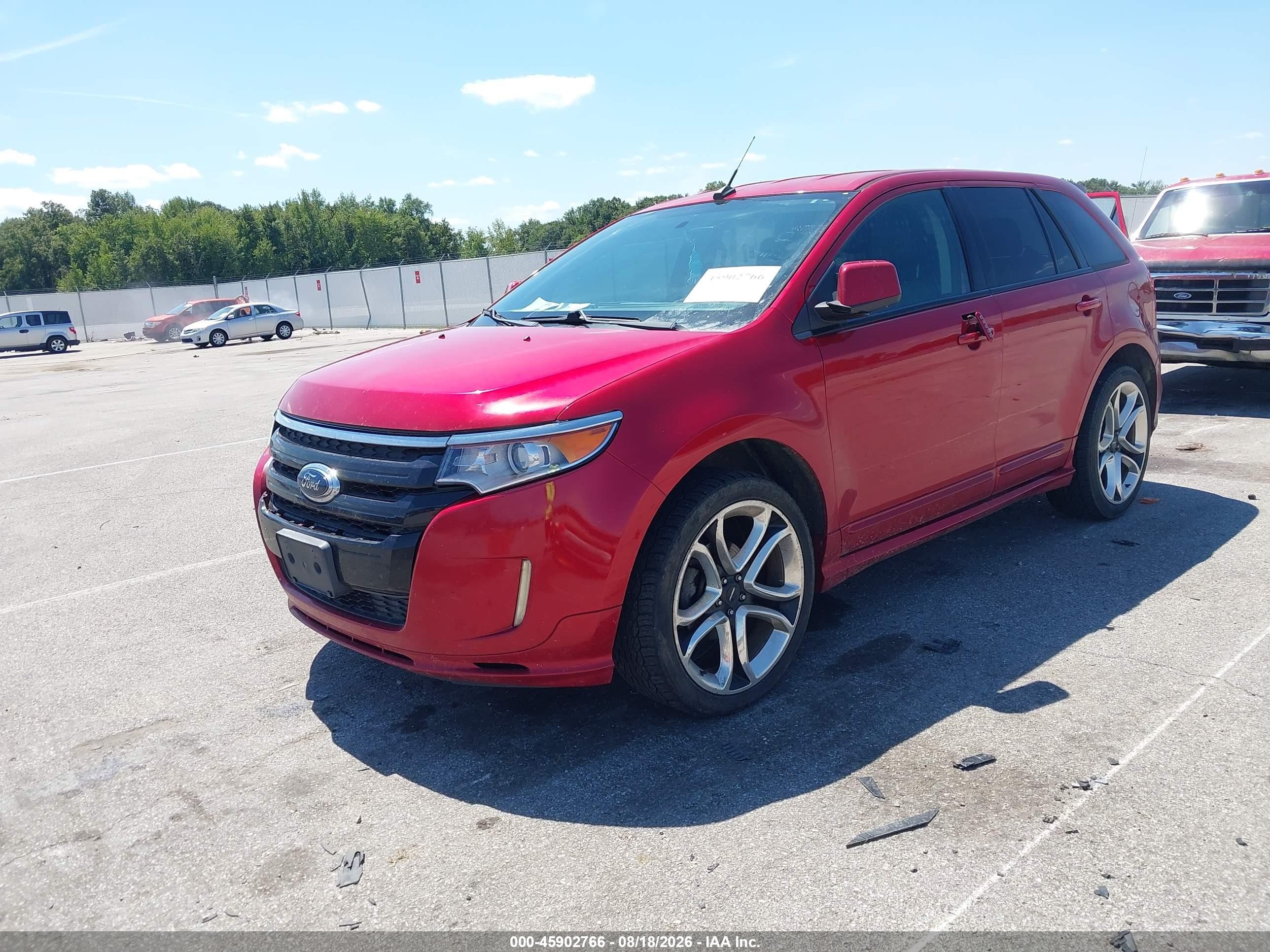 2011 Ford Edge Sport Maroon vin: 2FMDK4AK6BBA30359