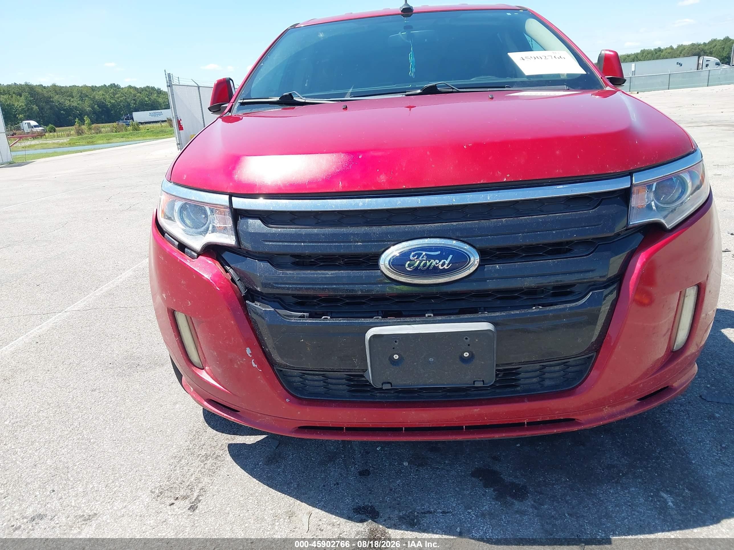 2011 Ford Edge Sport Maroon vin: 2FMDK4AK6BBA30359
