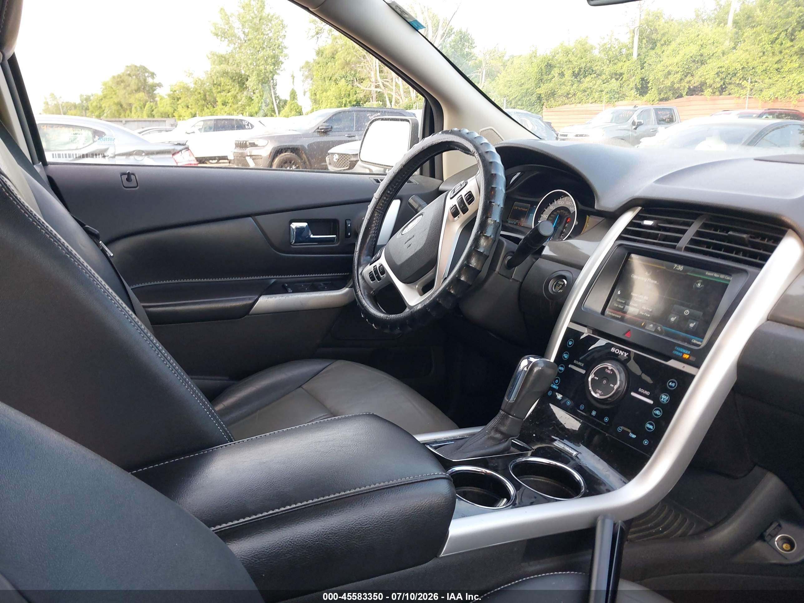 2011 Ford Edge Sport Silver vin: 2FMDK4AK6BBB07019