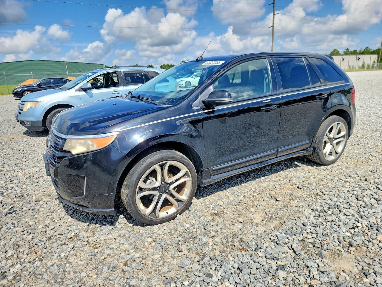 2012 Ford Edge Sport Black vin: 2FMDK4AK6CBA22201