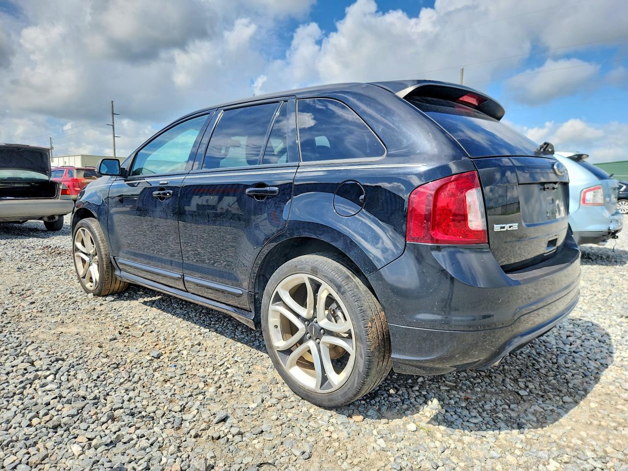 2012 Ford Edge Sport Black vin: 2FMDK4AK6CBA22201