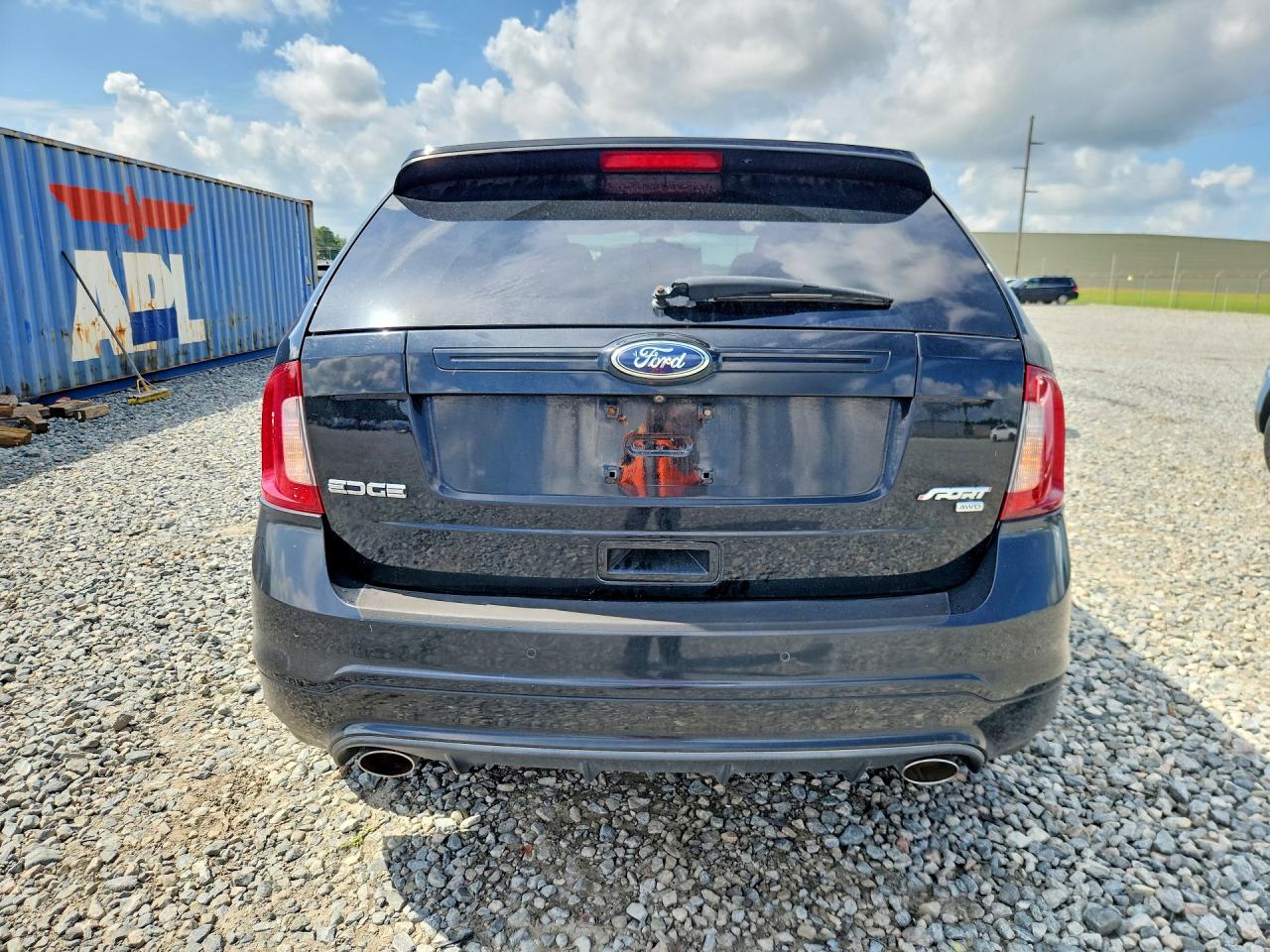 2012 Ford Edge Sport Black vin: 2FMDK4AK6CBA22201