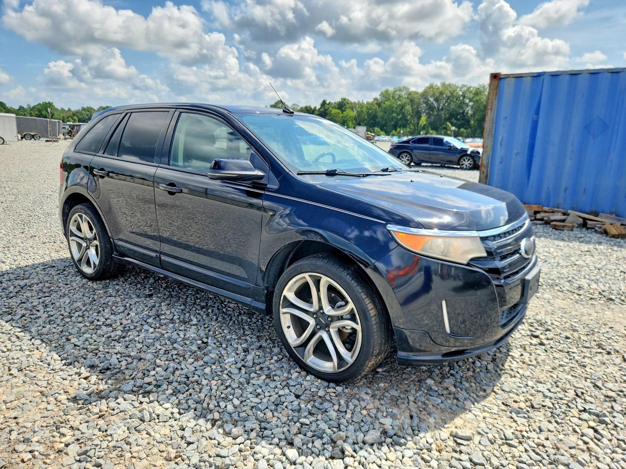 2012 Ford Edge Sport Black vin: 2FMDK4AK6CBA22201