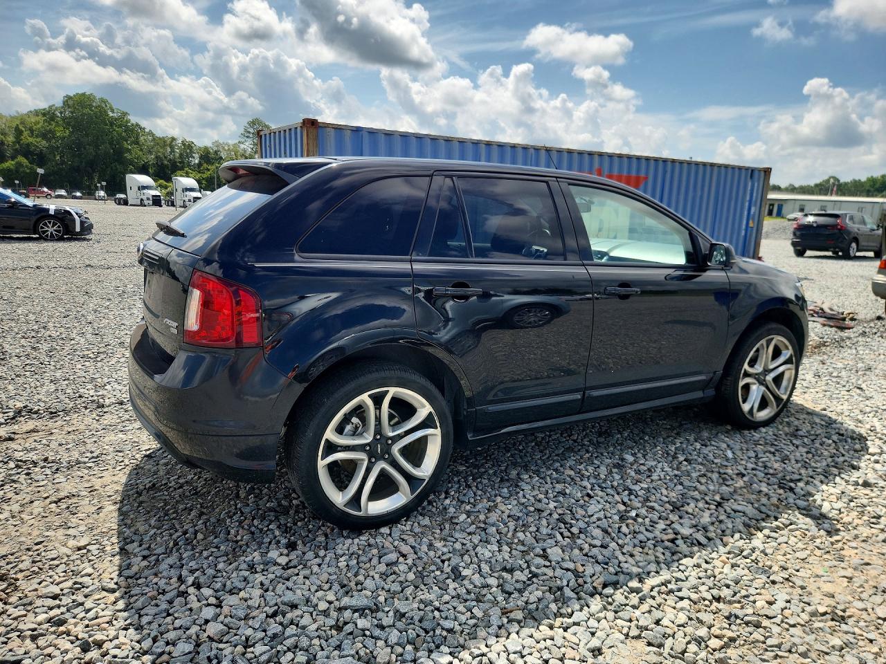 2012 Ford Edge Sport Black vin: 2FMDK4AK6CBA22201