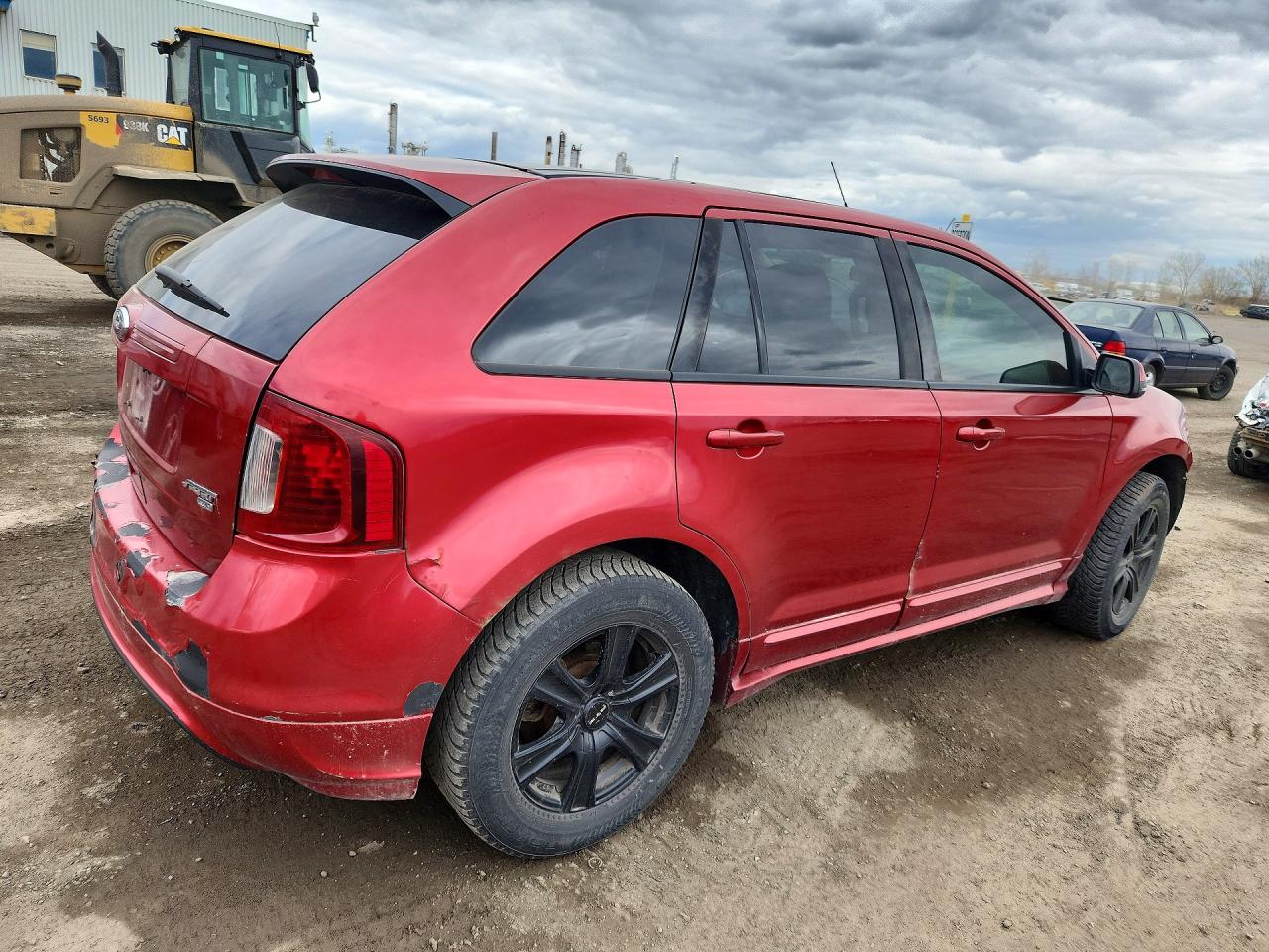 2012 Ford Edge Sport Бордовый vin: 2FMDK4AK6CBA49530