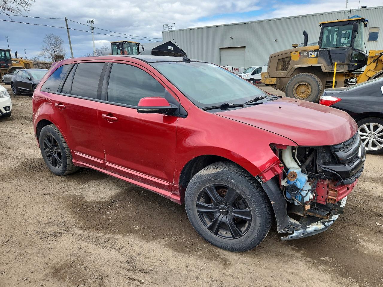 2012 Ford Edge Sport Бордовый vin: 2FMDK4AK6CBA49530