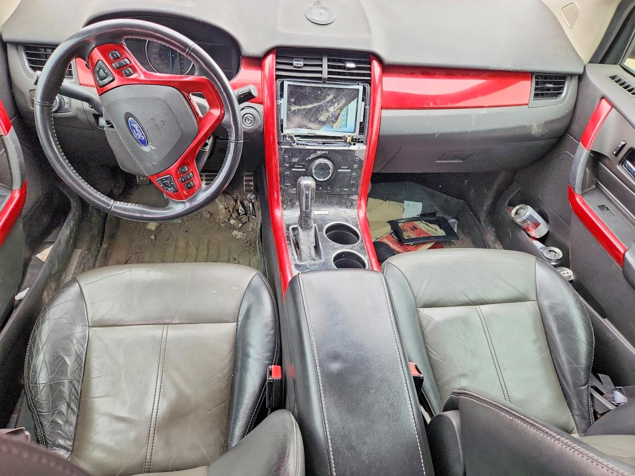 2012 Ford Edge Sport Бордовый vin: 2FMDK4AK6CBA49530