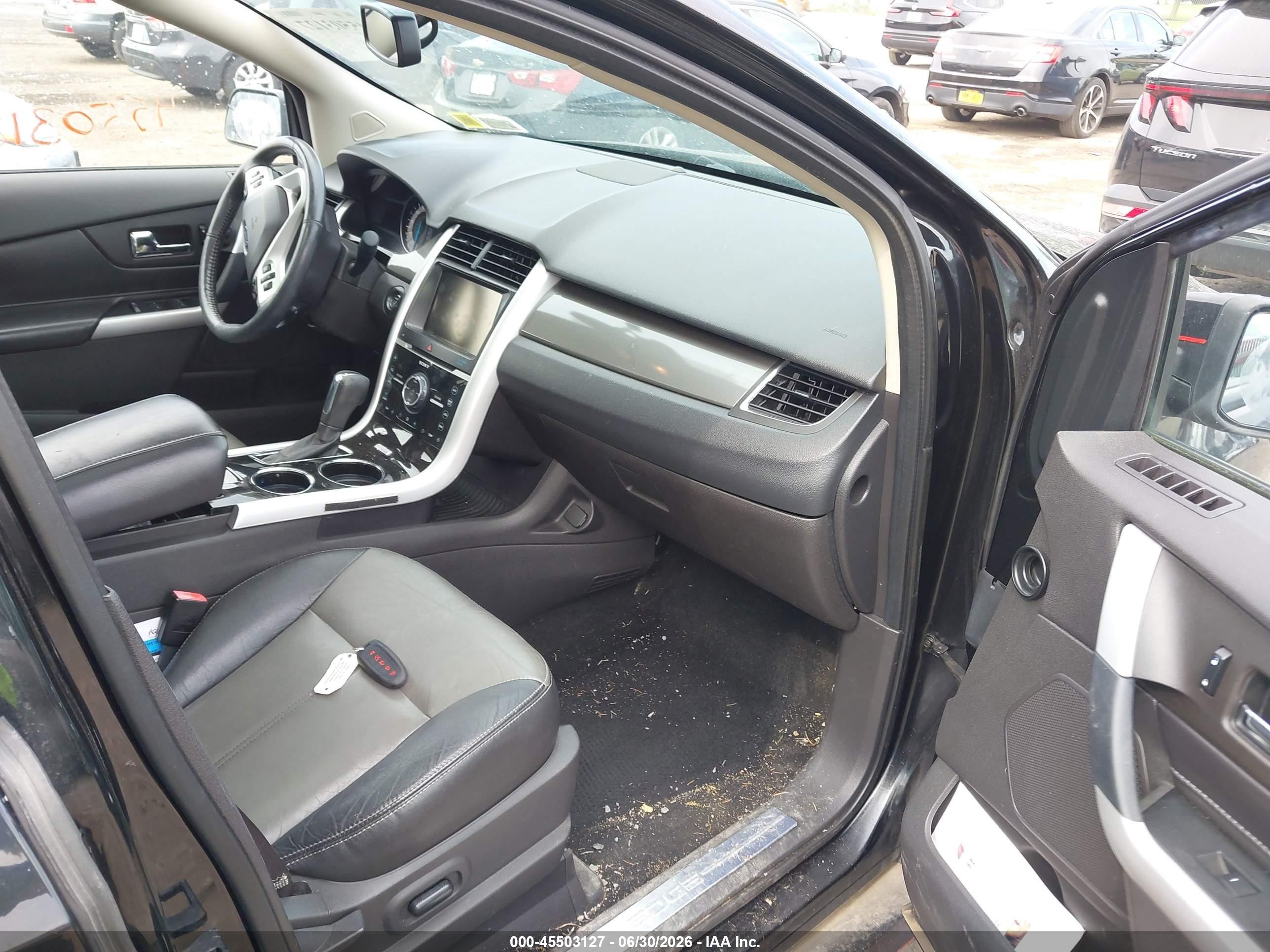 2013 Ford Edge Sport Black vin: 2FMDK4AK6DBC76248