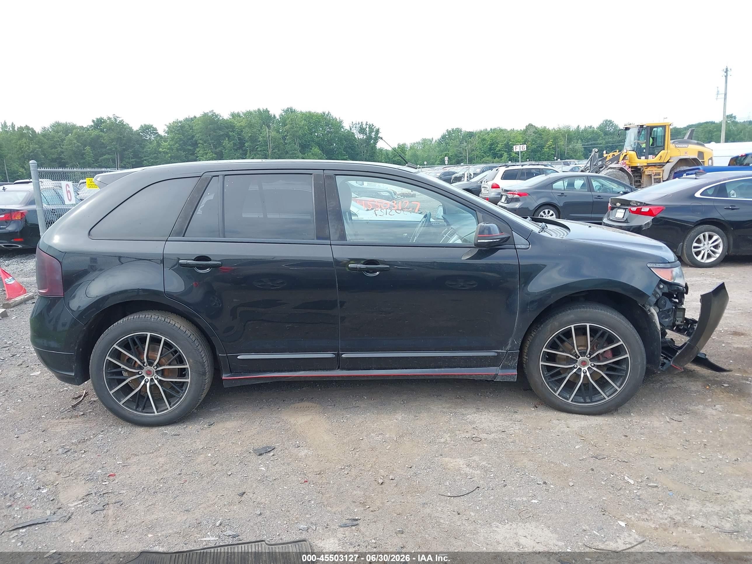2013 Ford Edge Sport Black vin: 2FMDK4AK6DBC76248