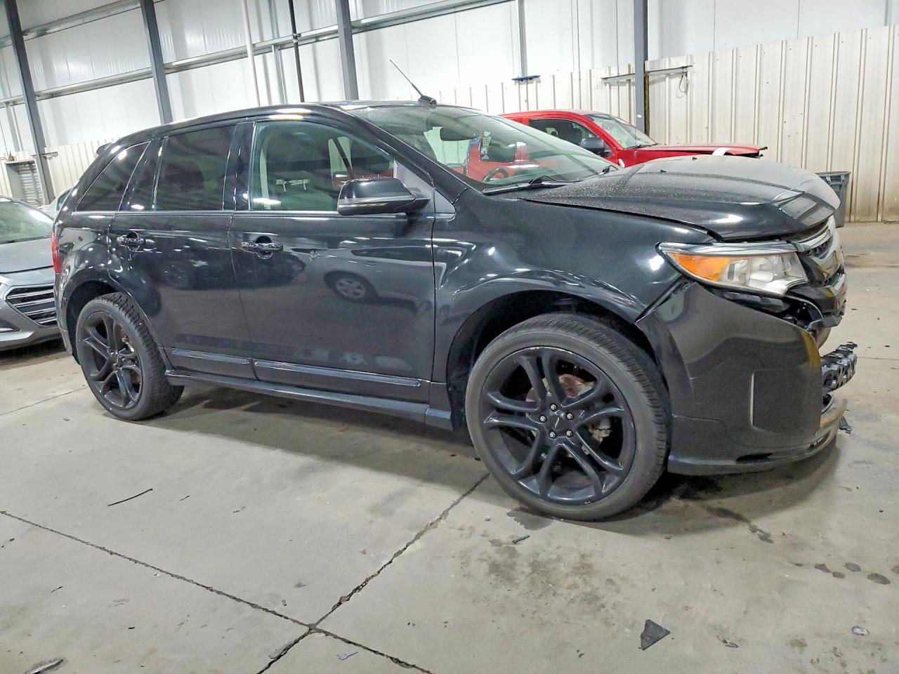 2014 Ford Edge Sport Black vin: 2FMDK4AK6EBA10326
