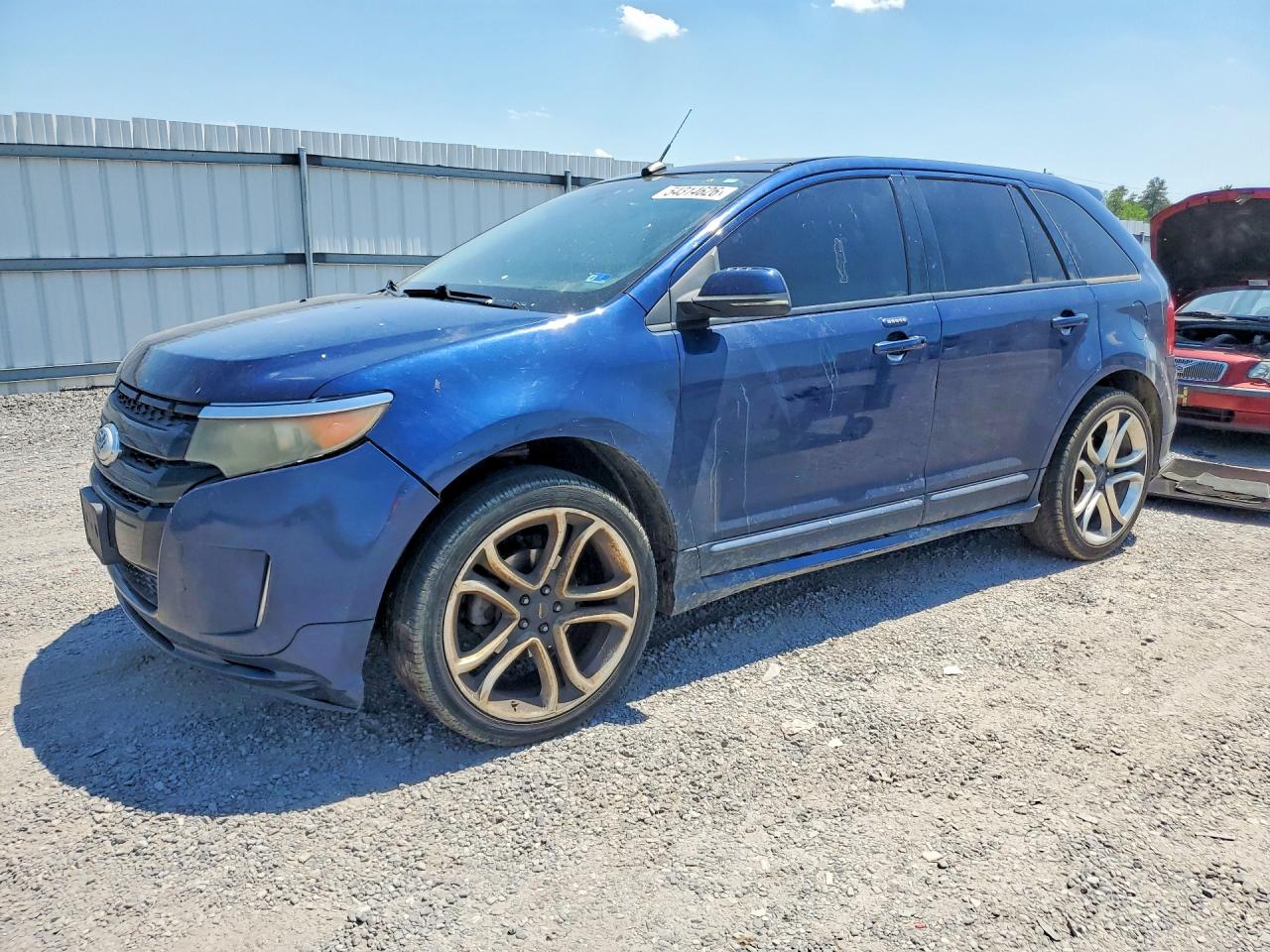2012 Ford Edge Sport Blue vin: 2FMDK4AK7CBA11093