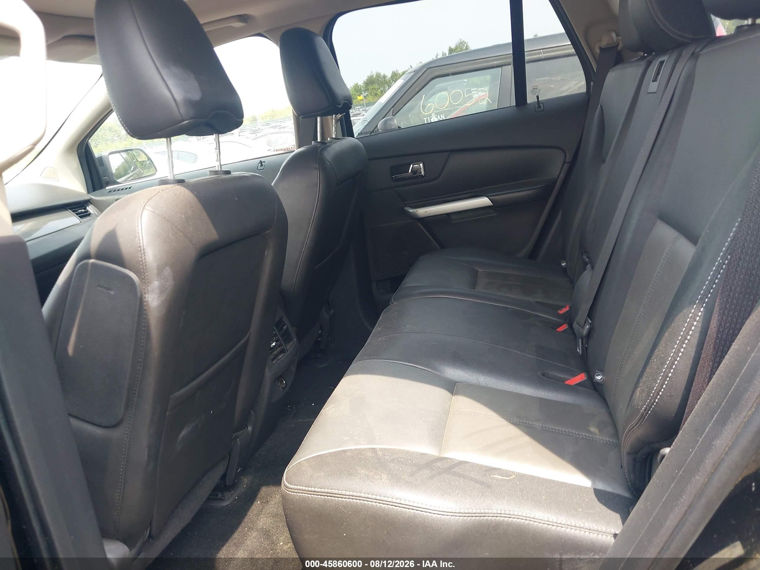 2012 Ford Edge Sport Black vin: 2FMDK4AK7CBA11160