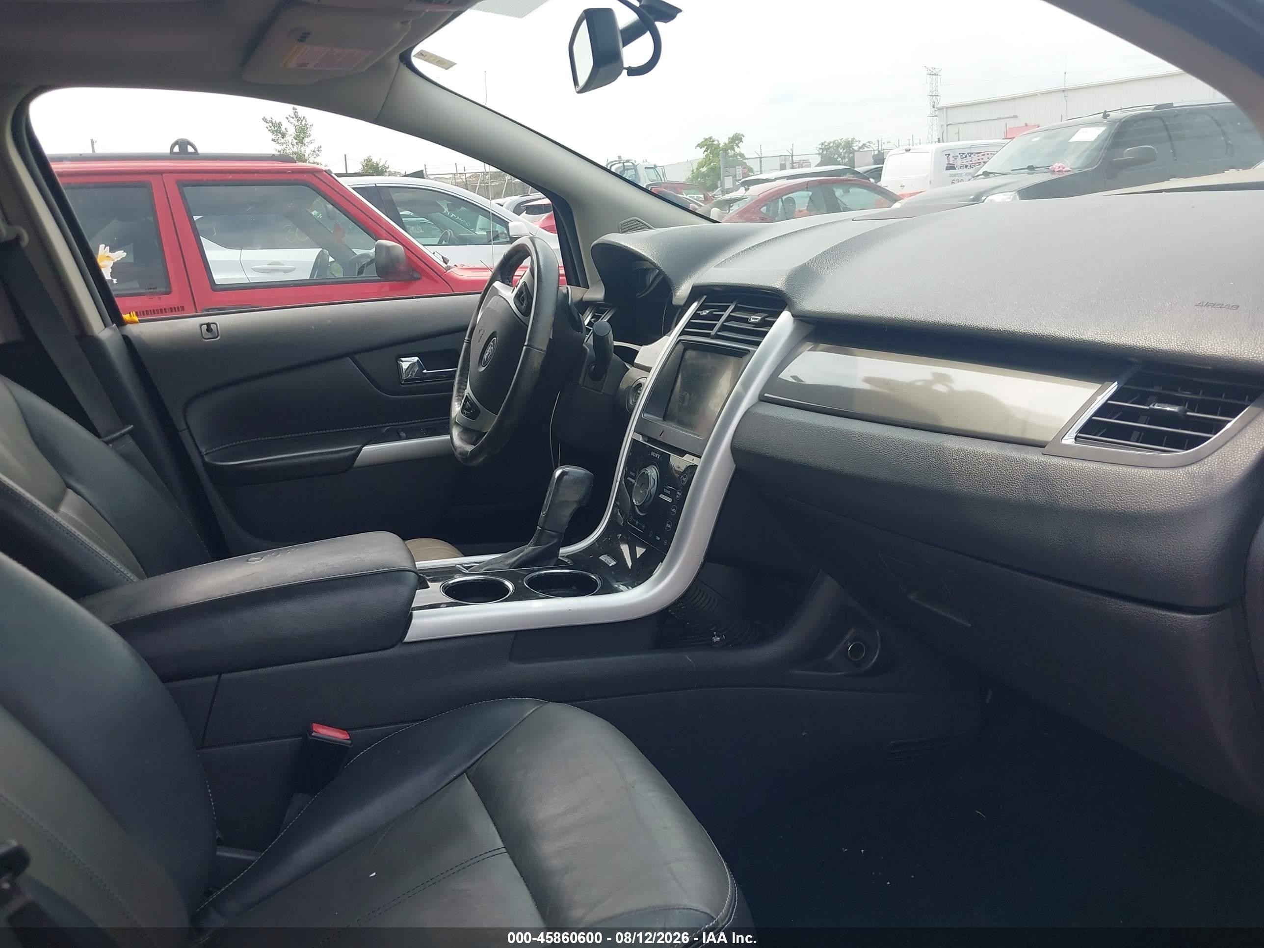 2012 Ford Edge Sport Black vin: 2FMDK4AK7CBA11160