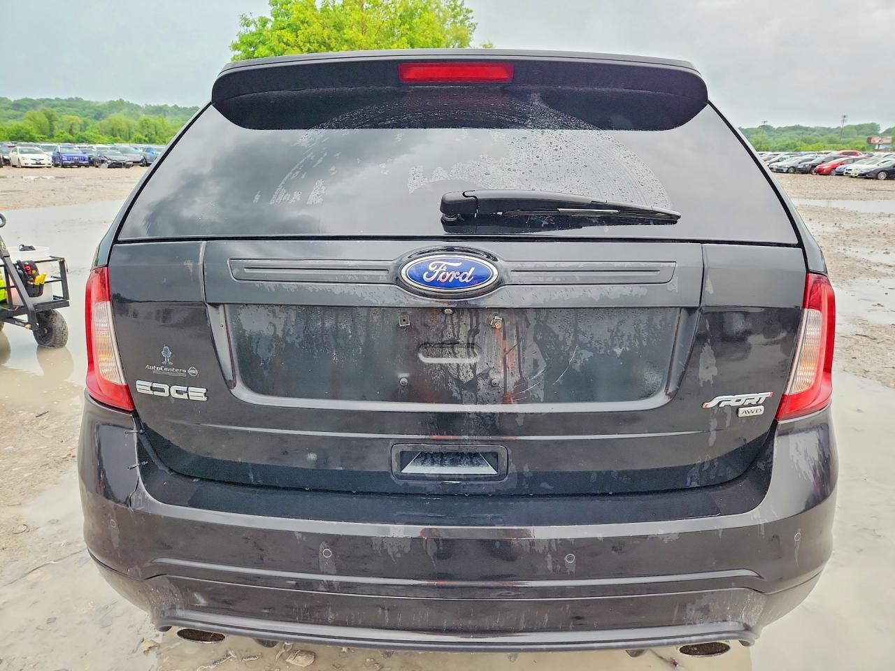 2012 Ford Edge Sport Black vin: 2FMDK4AK7CBA91642
