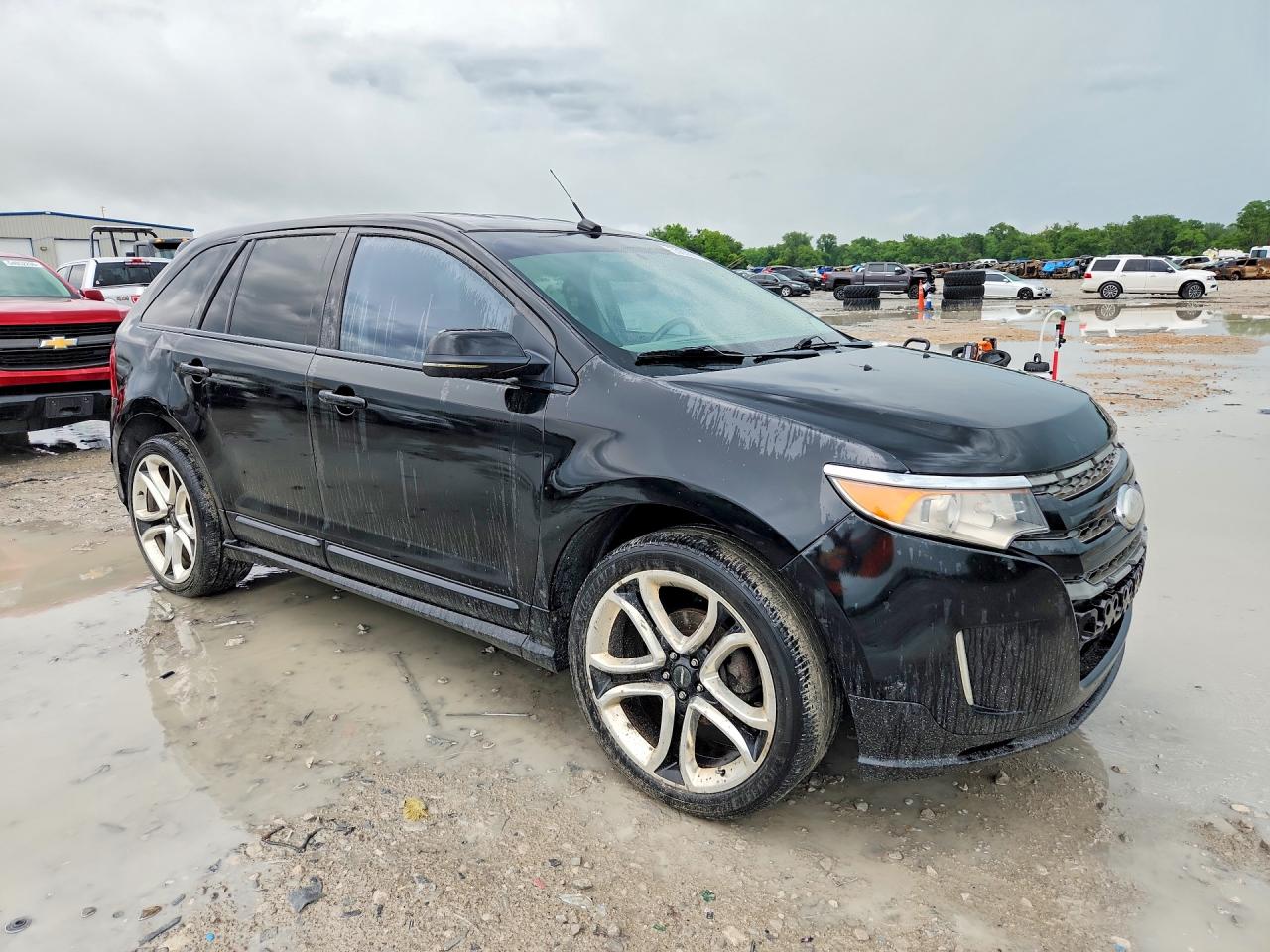 2012 Ford Edge Sport Black vin: 2FMDK4AK7CBA91642