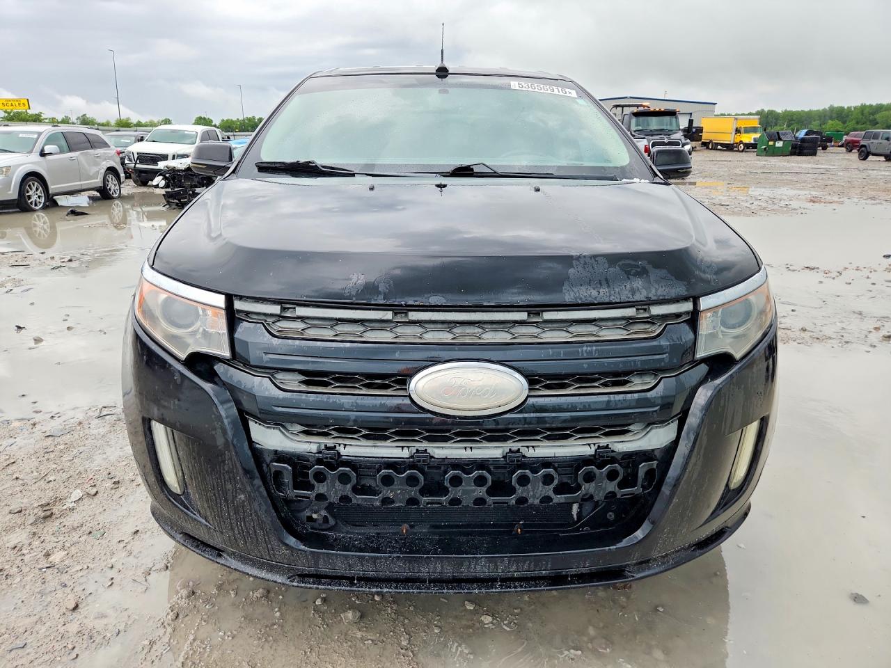 2012 Ford Edge Sport Black vin: 2FMDK4AK7CBA91642