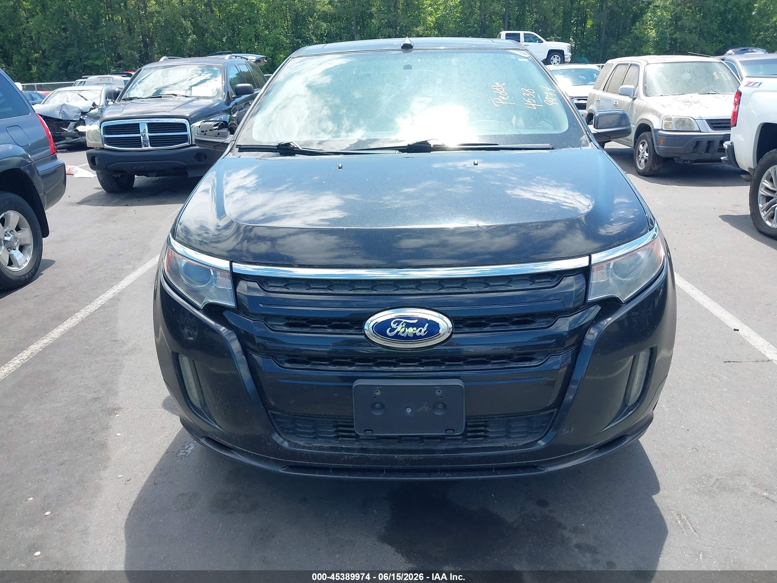 2013 Ford Edge Sport Black vin: 2FMDK4AK7DBA93554