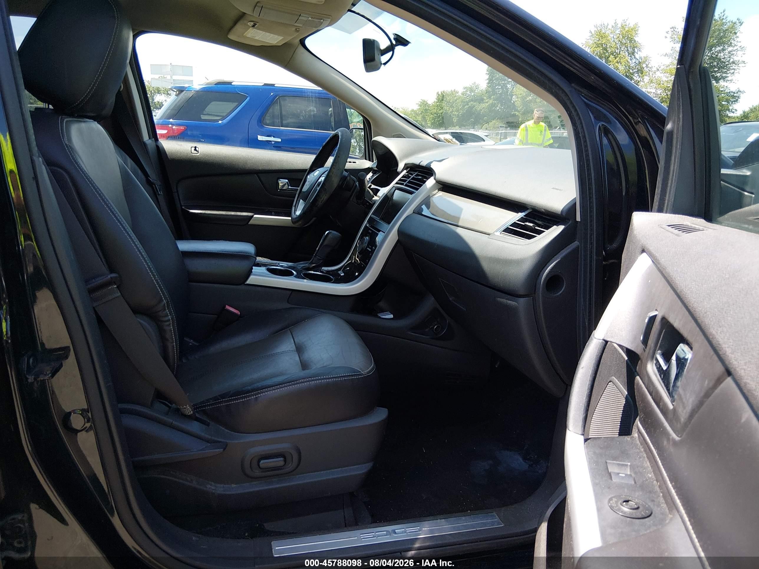2014 Ford Edge Sport Black vin: 2FMDK4AK7EBB27204