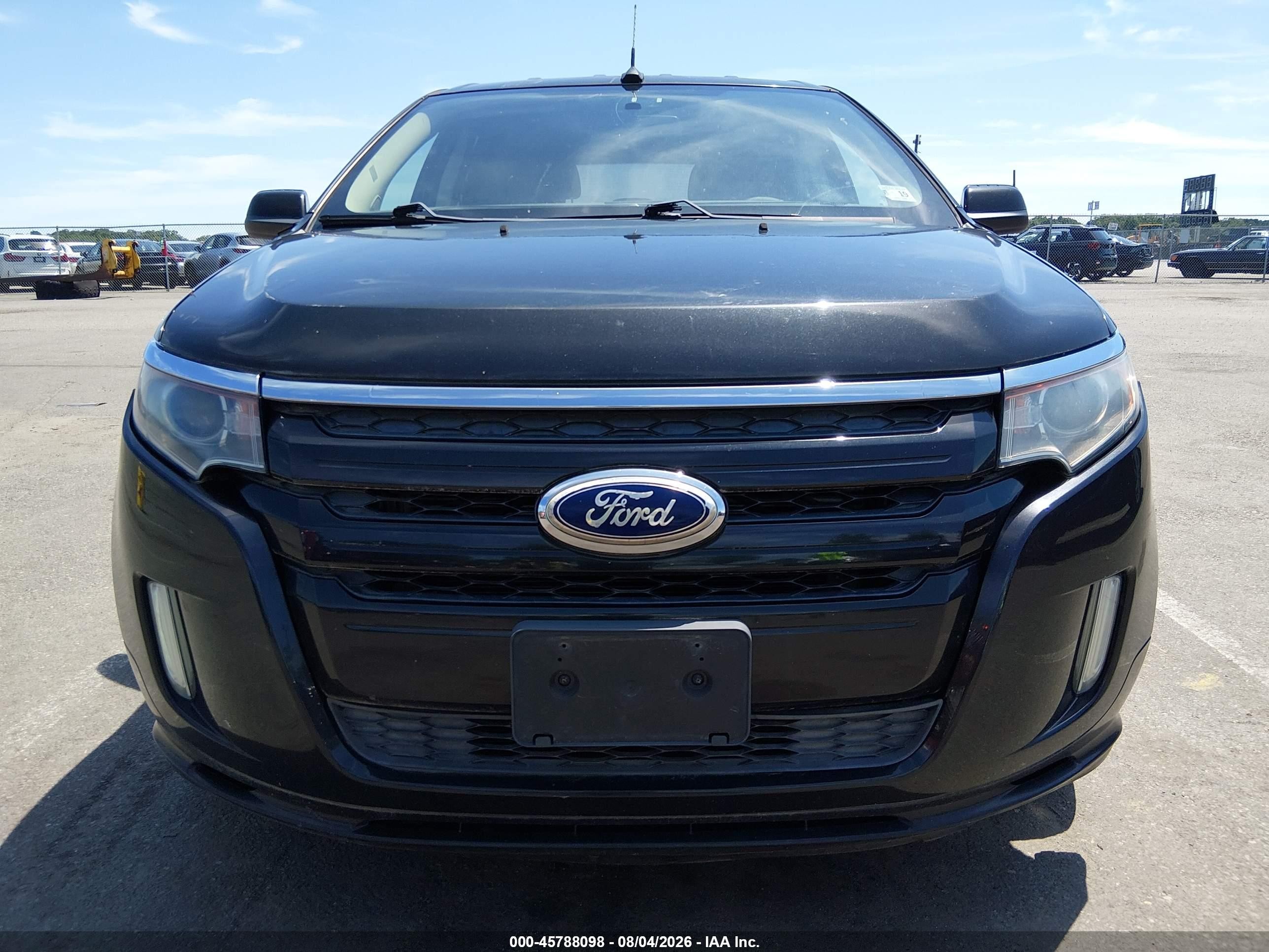 2014 Ford Edge Sport Black vin: 2FMDK4AK7EBB27204