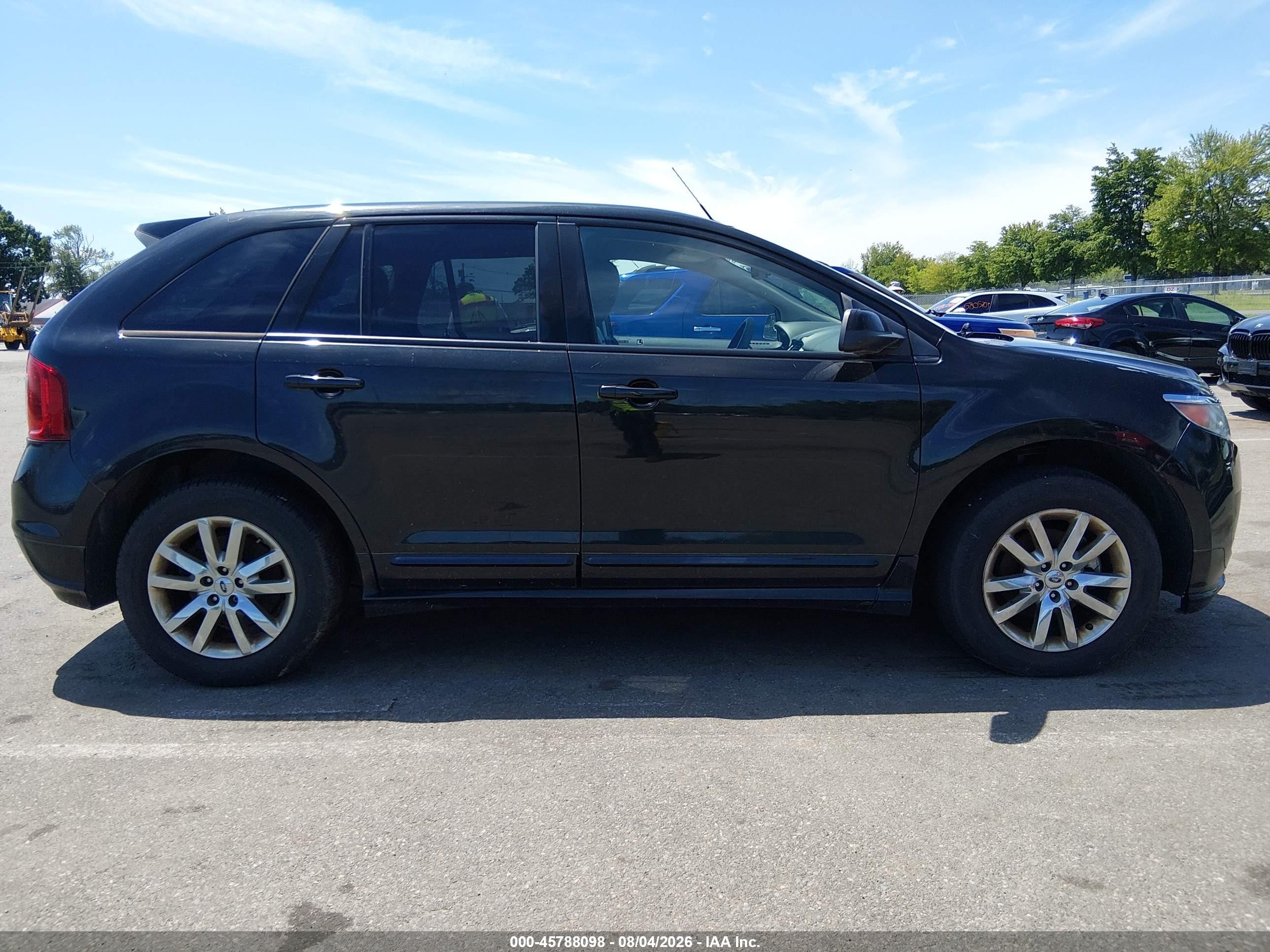 2014 Ford Edge Sport Black vin: 2FMDK4AK7EBB27204