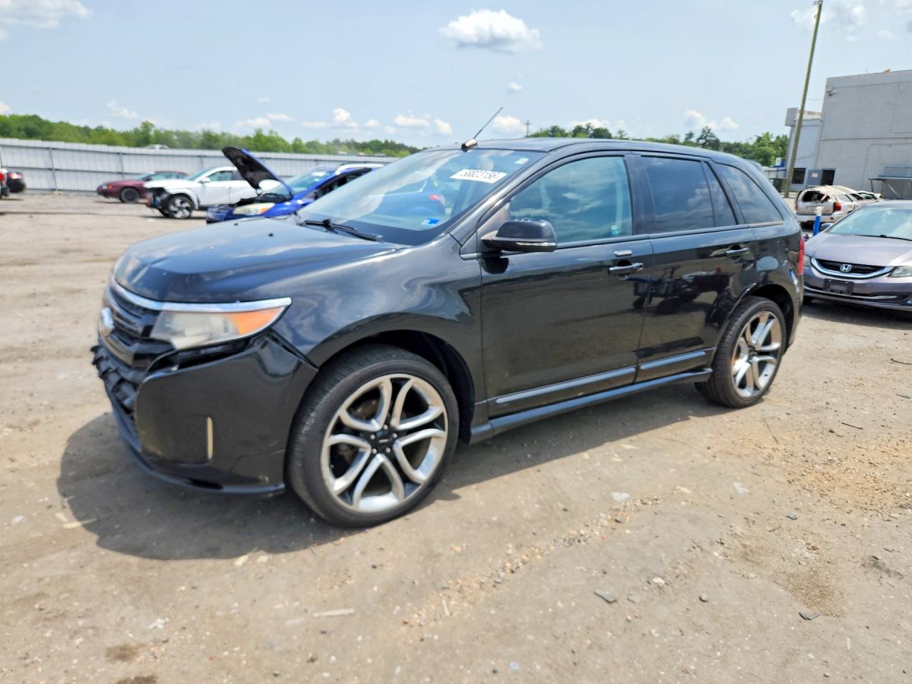 2014 Ford Edge Sport Black vin: 2FMDK4AK7EBB50577