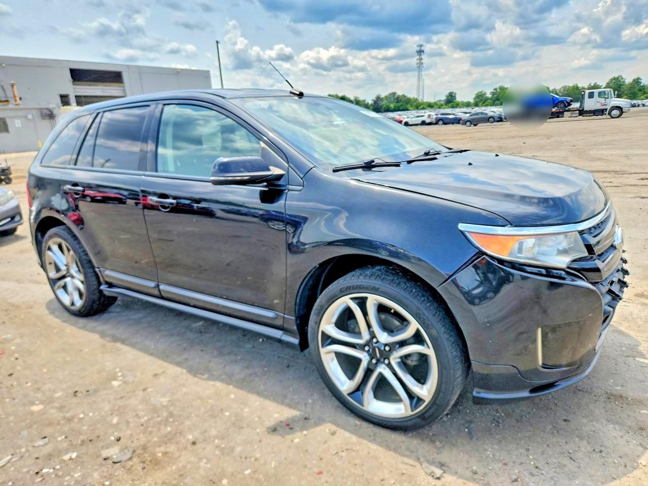 2014 Ford Edge Sport Black vin: 2FMDK4AK7EBB50577