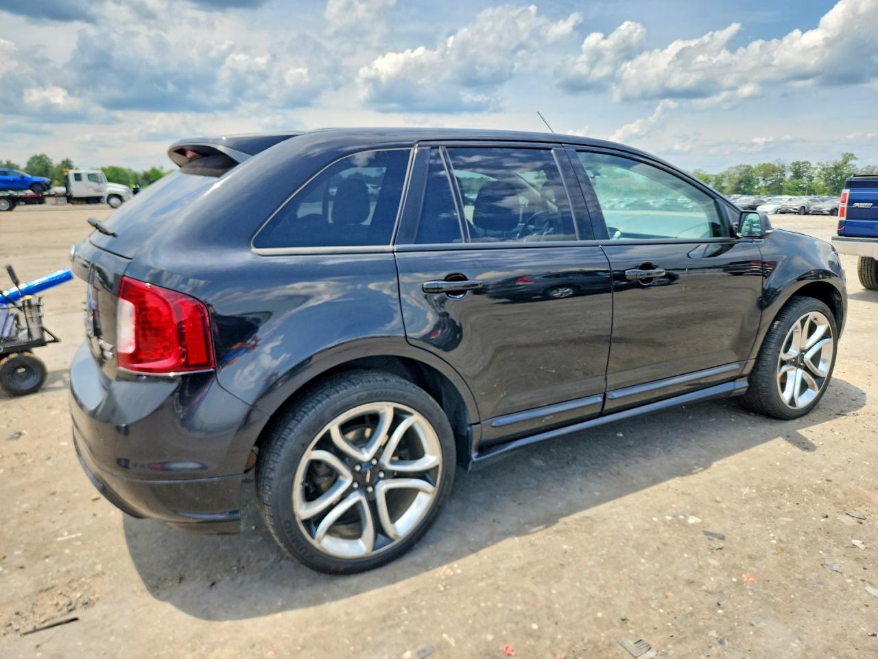 2014 Ford Edge Sport Black vin: 2FMDK4AK7EBB50577