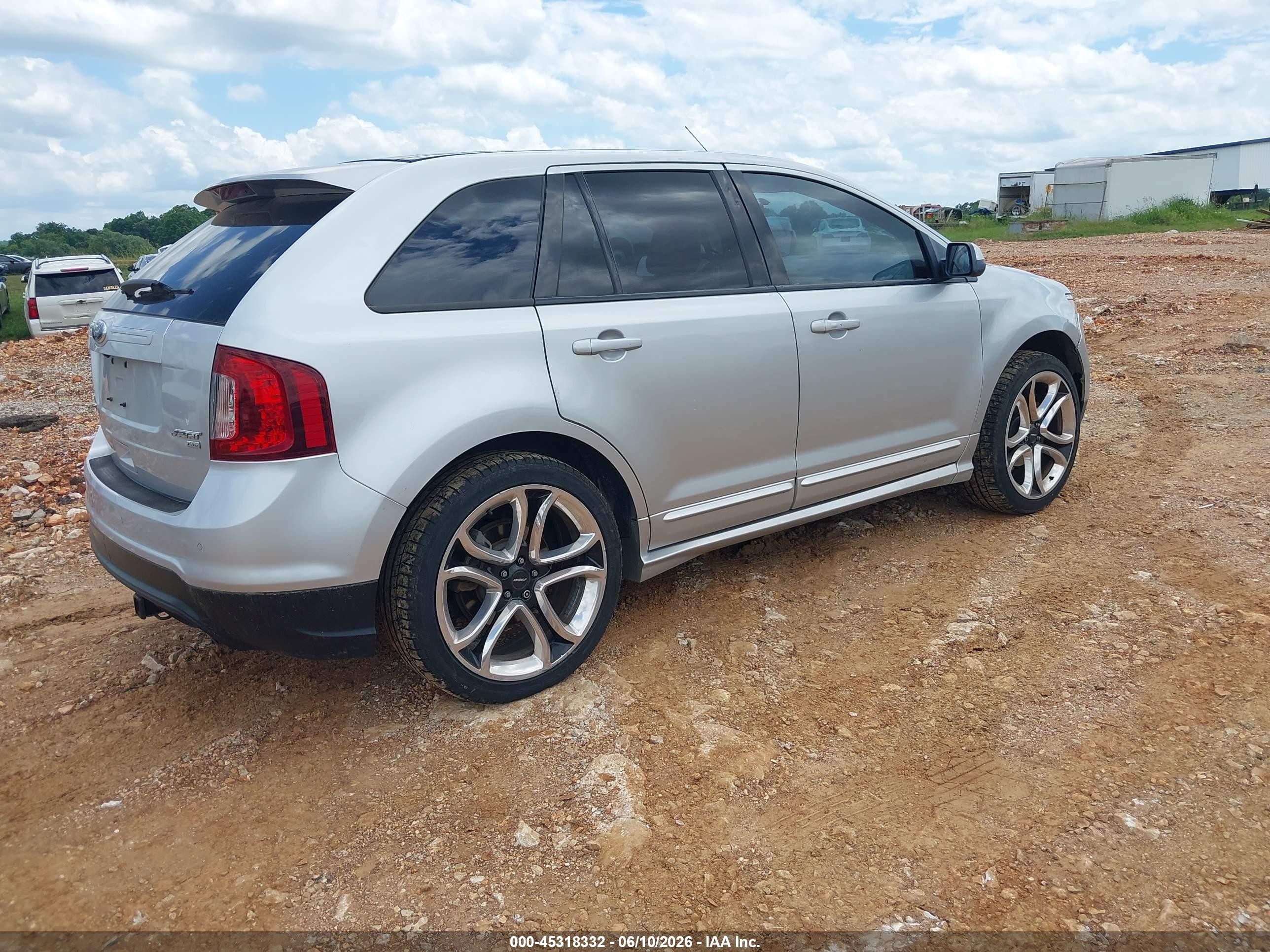 2011 Ford Edge Sport Silver vin: 2FMDK4AK8BBB42564