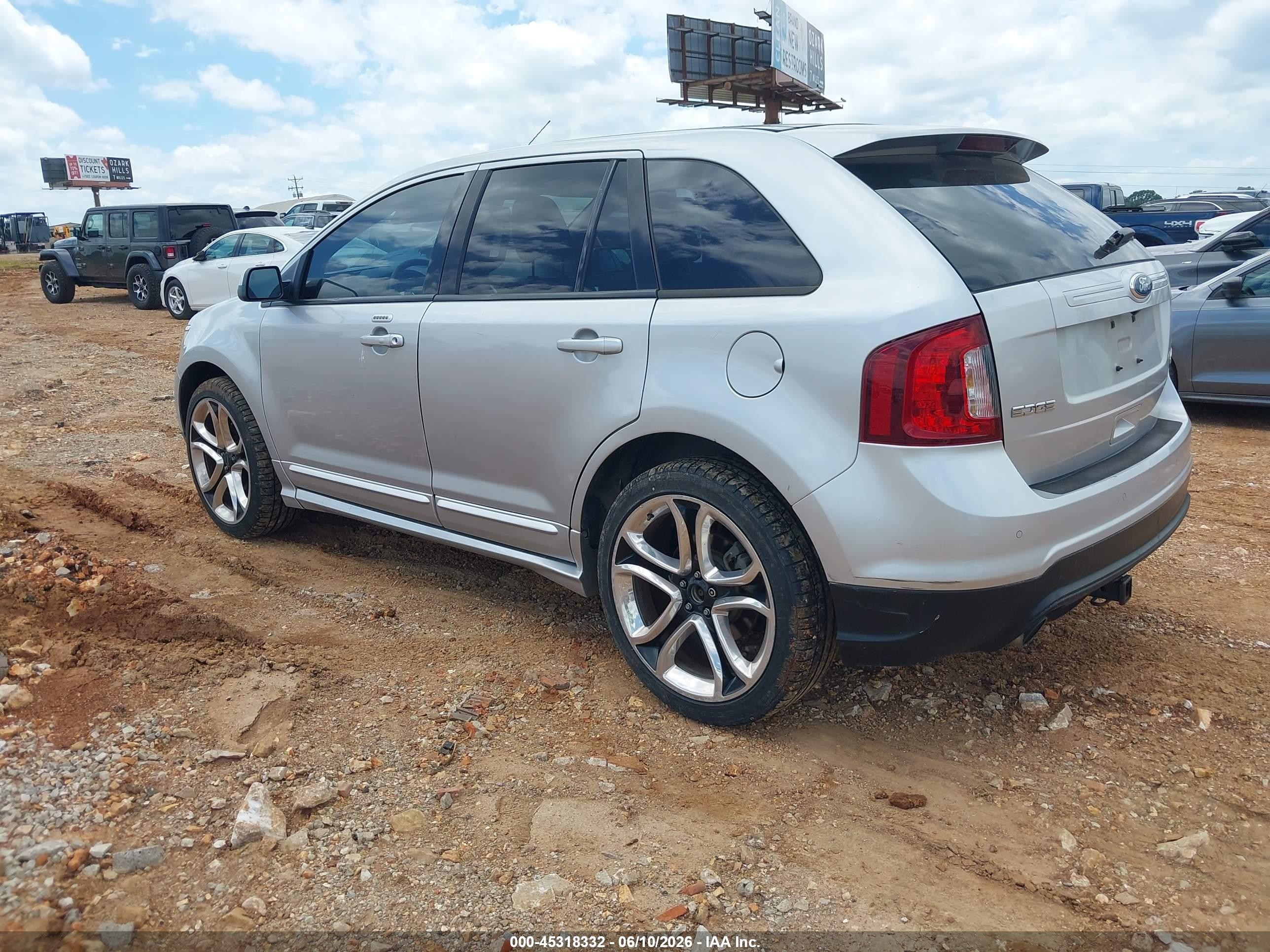 2011 Ford Edge Sport Silver vin: 2FMDK4AK8BBB42564