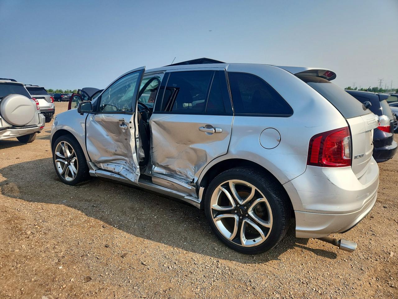 2011 Ford Edge Sport Silver vin: 2FMDK4AK8BBB64113