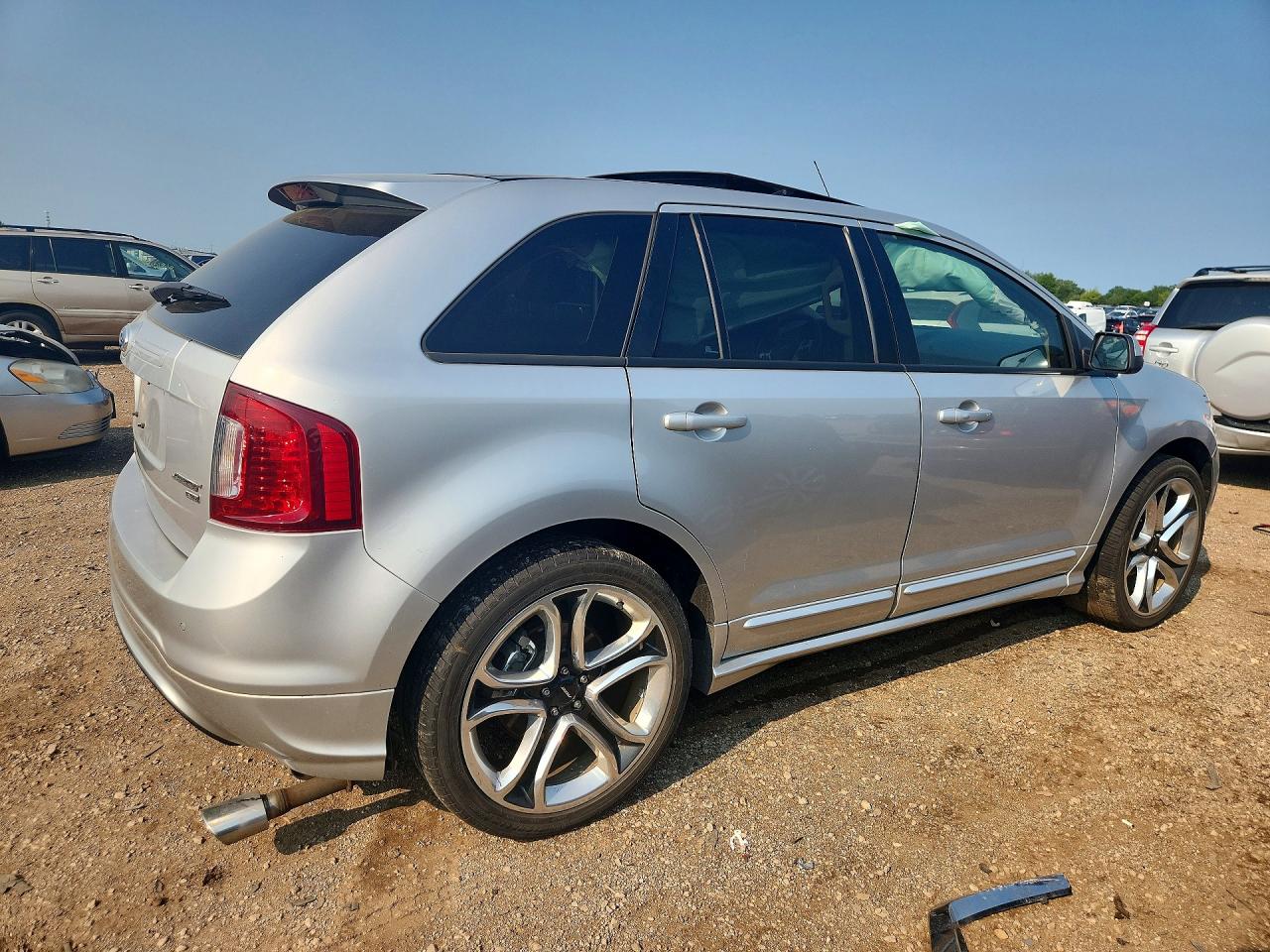 2011 Ford Edge Sport Silver vin: 2FMDK4AK8BBB64113