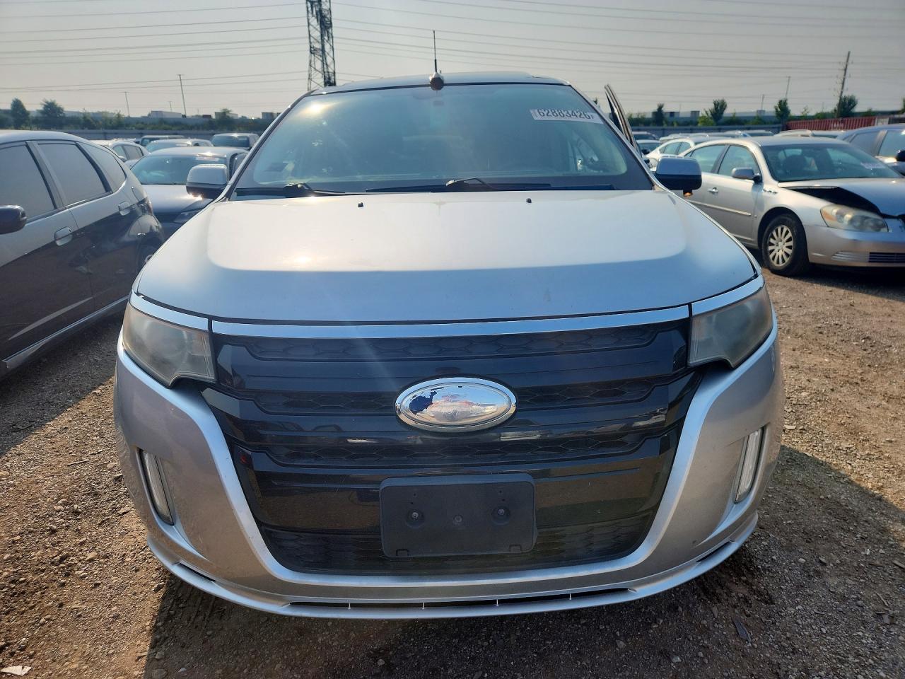 2011 Ford Edge Sport Silver vin: 2FMDK4AK8BBB64113