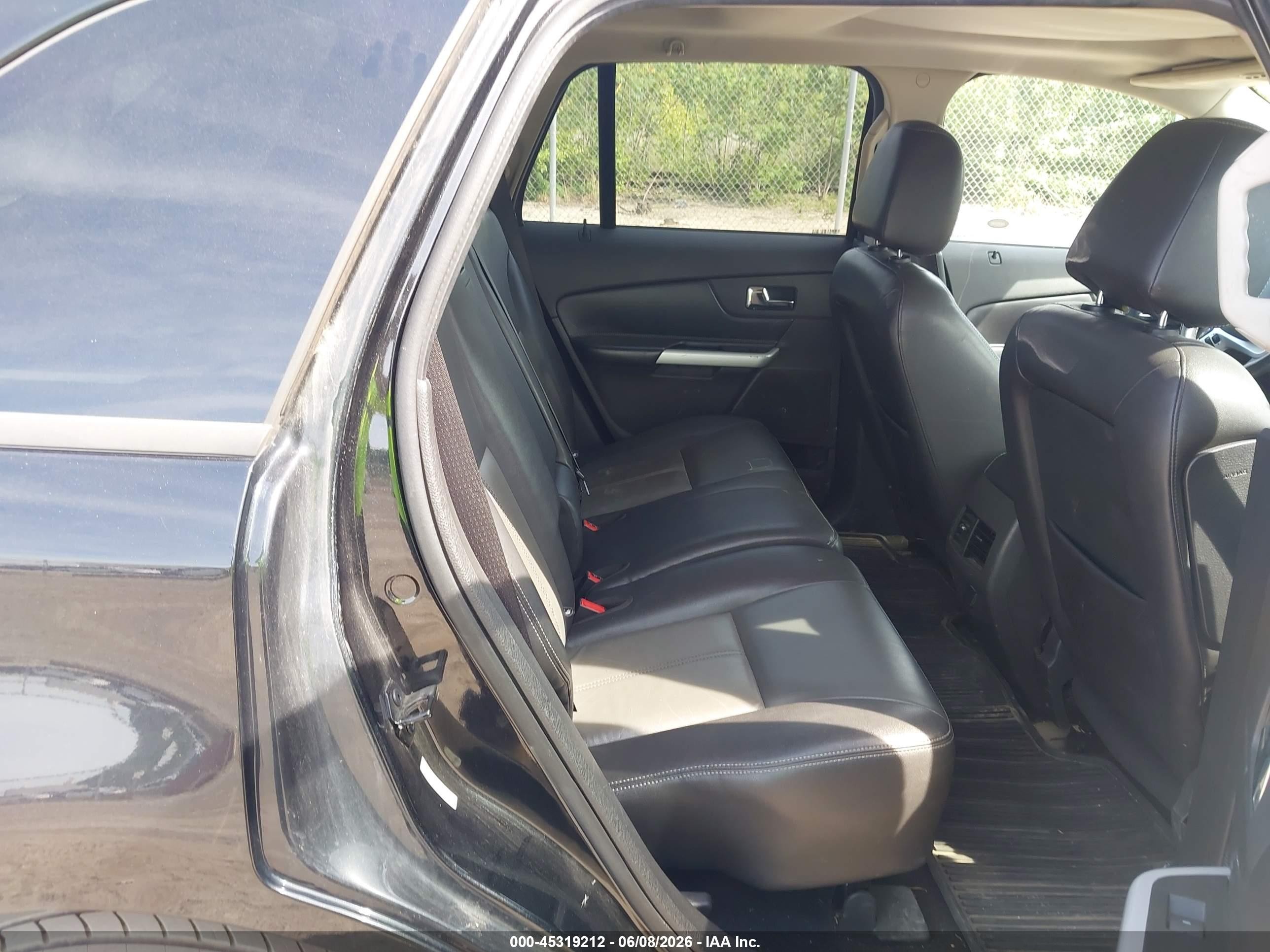 2013 Ford Edge Sport Black vin: 2FMDK4AK8DBA15526