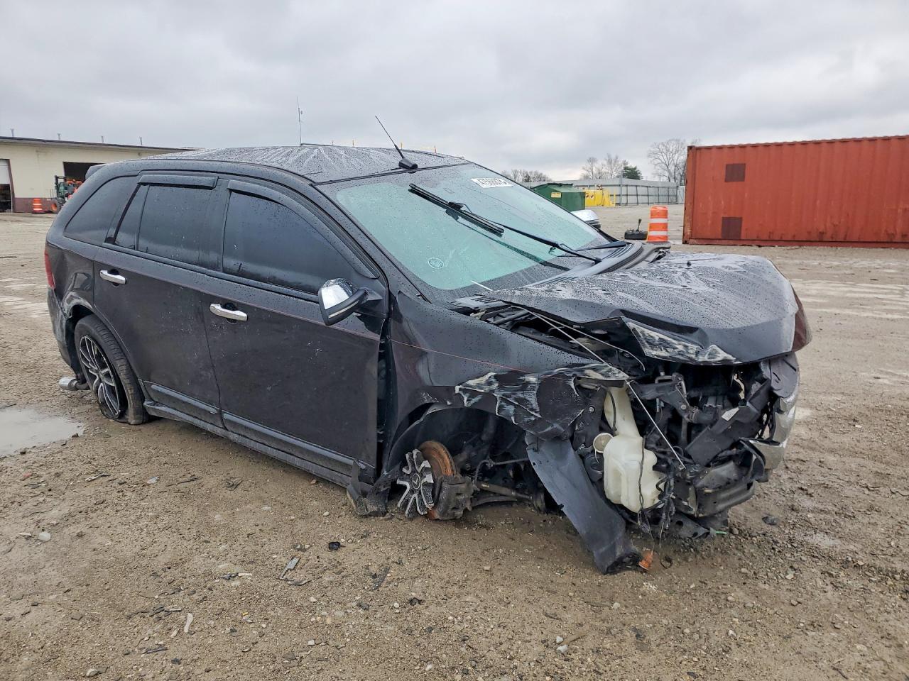 2013 Ford Edge Sport Black vin: 2FMDK4AK8DBA91084