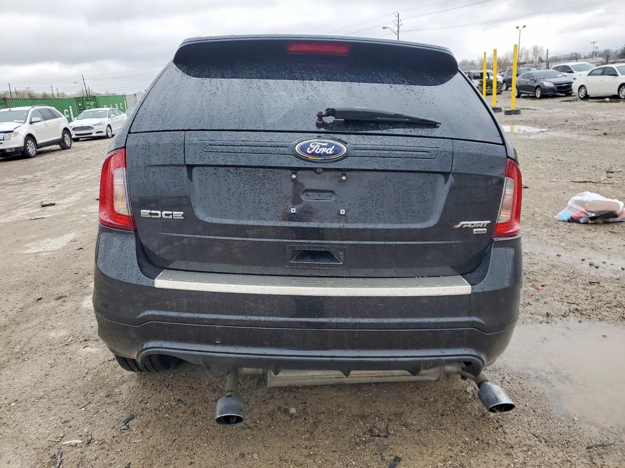 2013 Ford Edge Sport Black vin: 2FMDK4AK8DBA91084