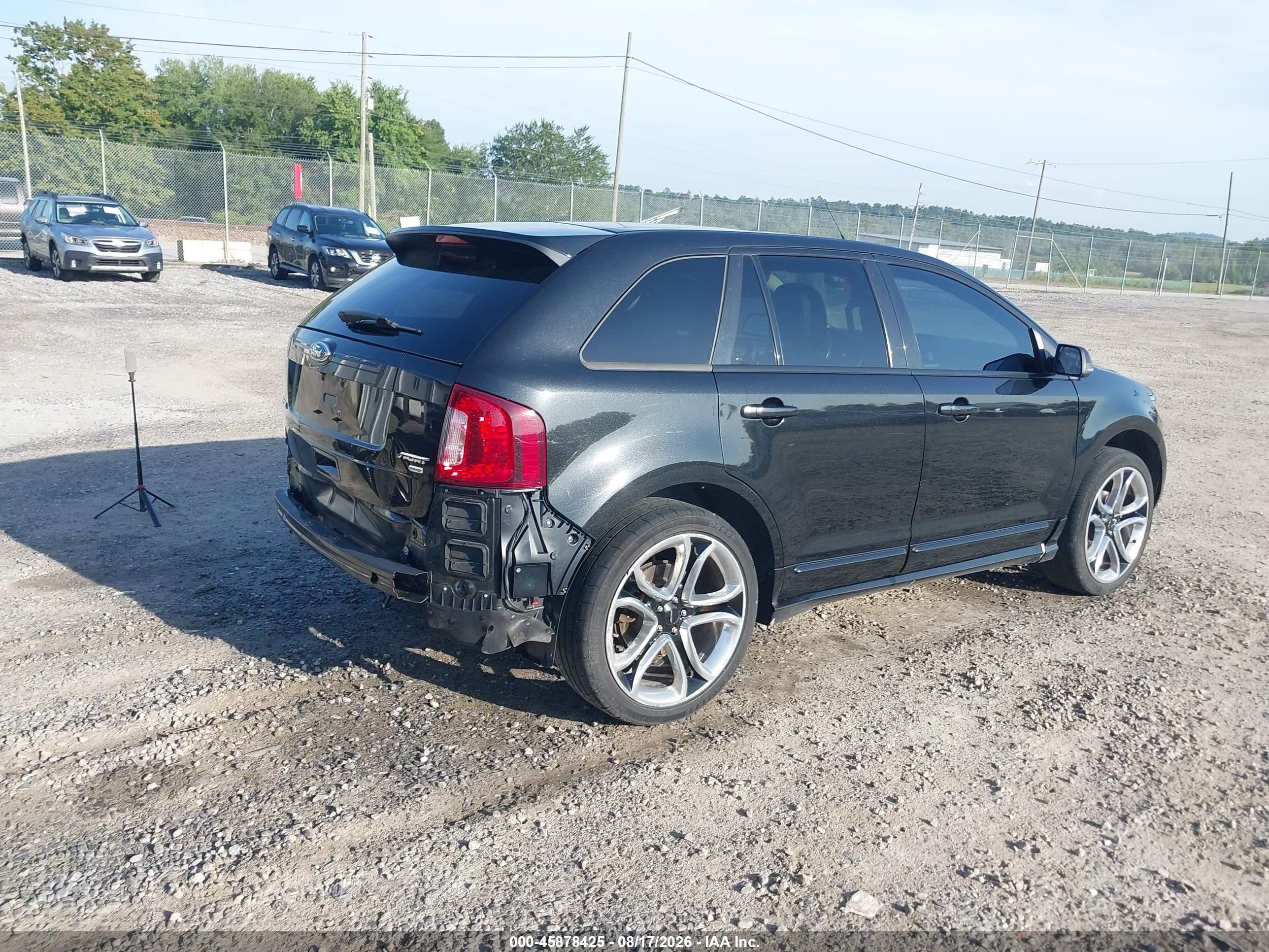 2013 Ford Edge Sport Black vin: 2FMDK4AK8DBC11112